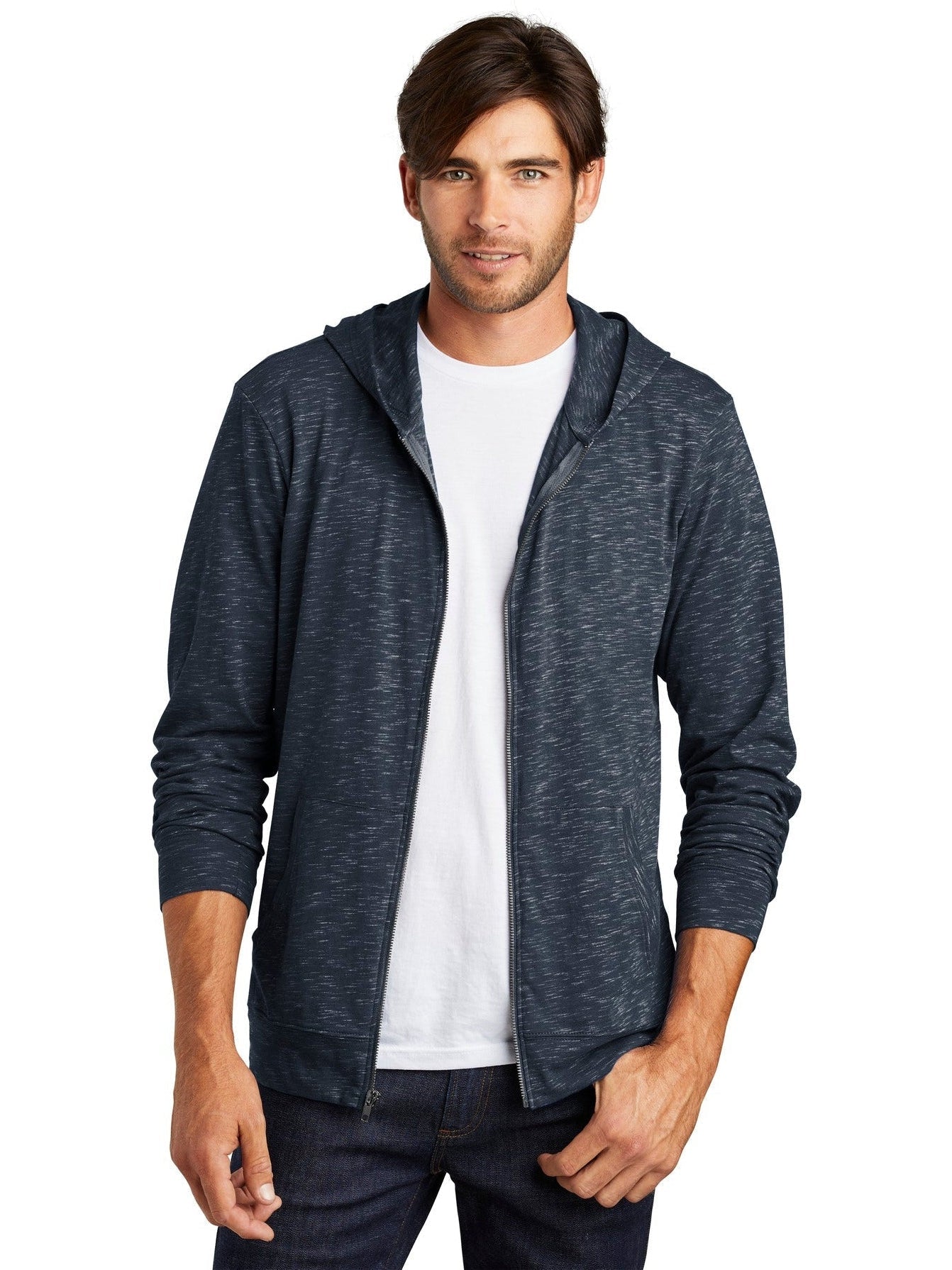 no-logo District Medal Full-Zip Hoodie-Regular-District-Thread Logic