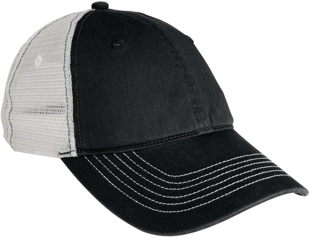 no-logo District Mesh Back Cap-Regular-District-Black/White-OSFA-Thread Logic