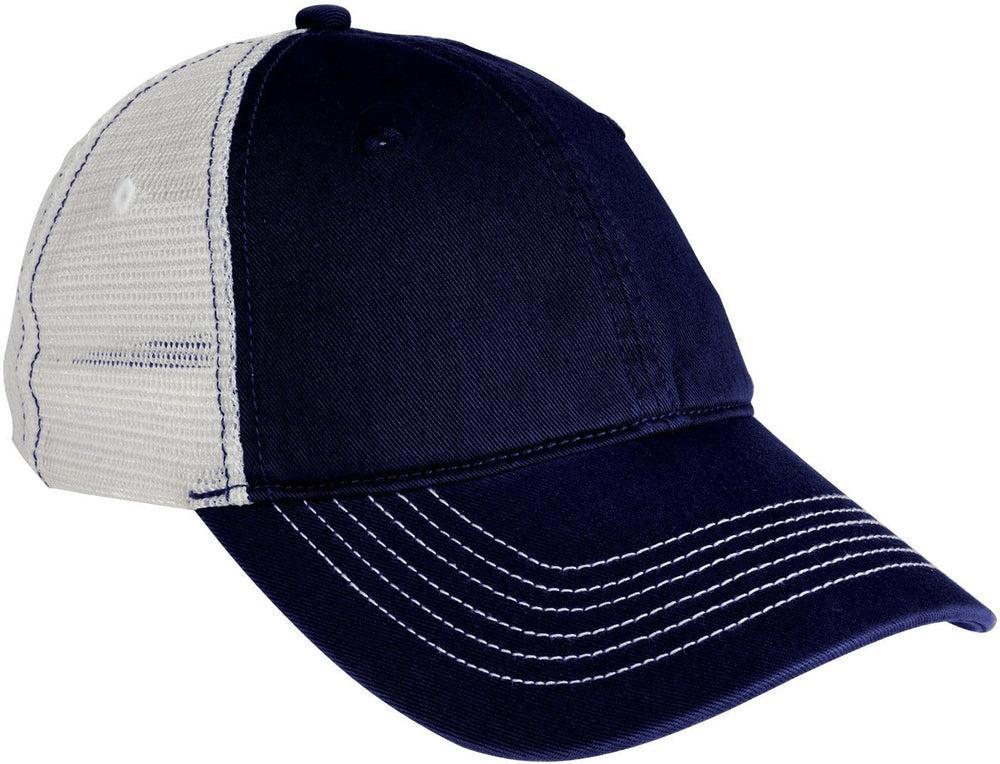 no-logo District Mesh Back Cap-Regular-District-New Navy/White-OSFA-Thread Logic