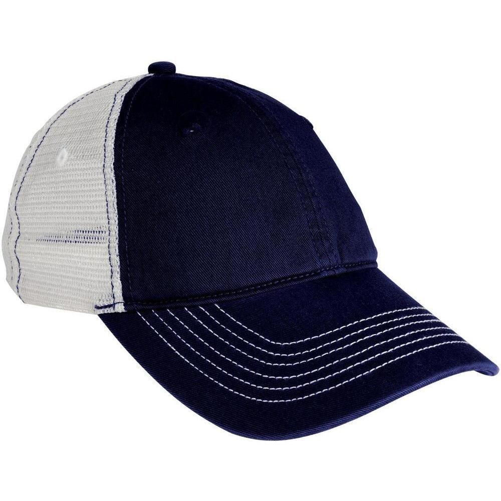 no-logo District Mesh Back Cap-Regular-District-New Navy/White-OSFA-Thread Logic