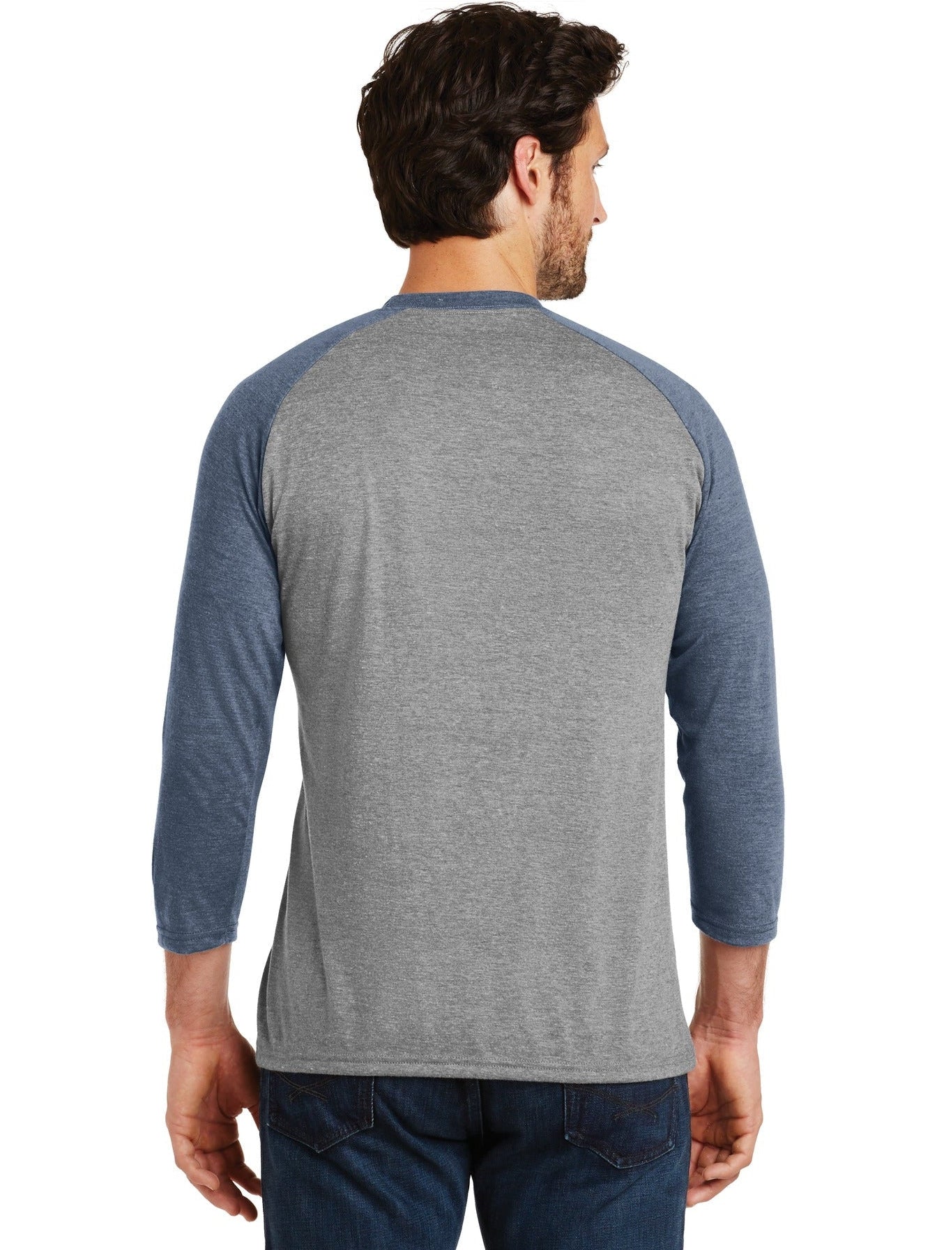 no-logo District Perfect Tri 3/4-Sleeve Raglan-Regular-District-Thread Logic