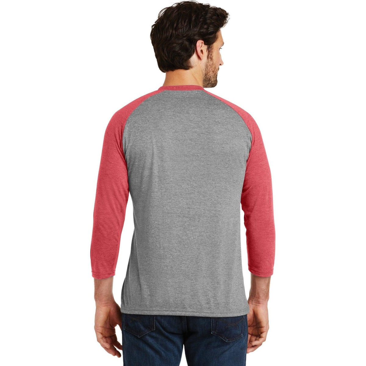 no-logo District Perfect Tri 3/4-Sleeve Raglan-Regular-District-Thread Logic