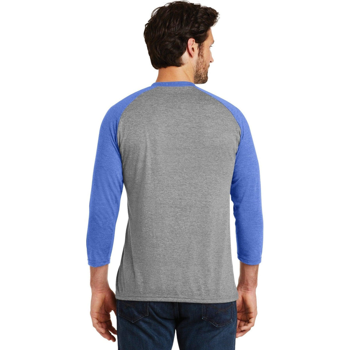 no-logo District Perfect Tri 3/4-Sleeve Raglan-Regular-District-Thread Logic