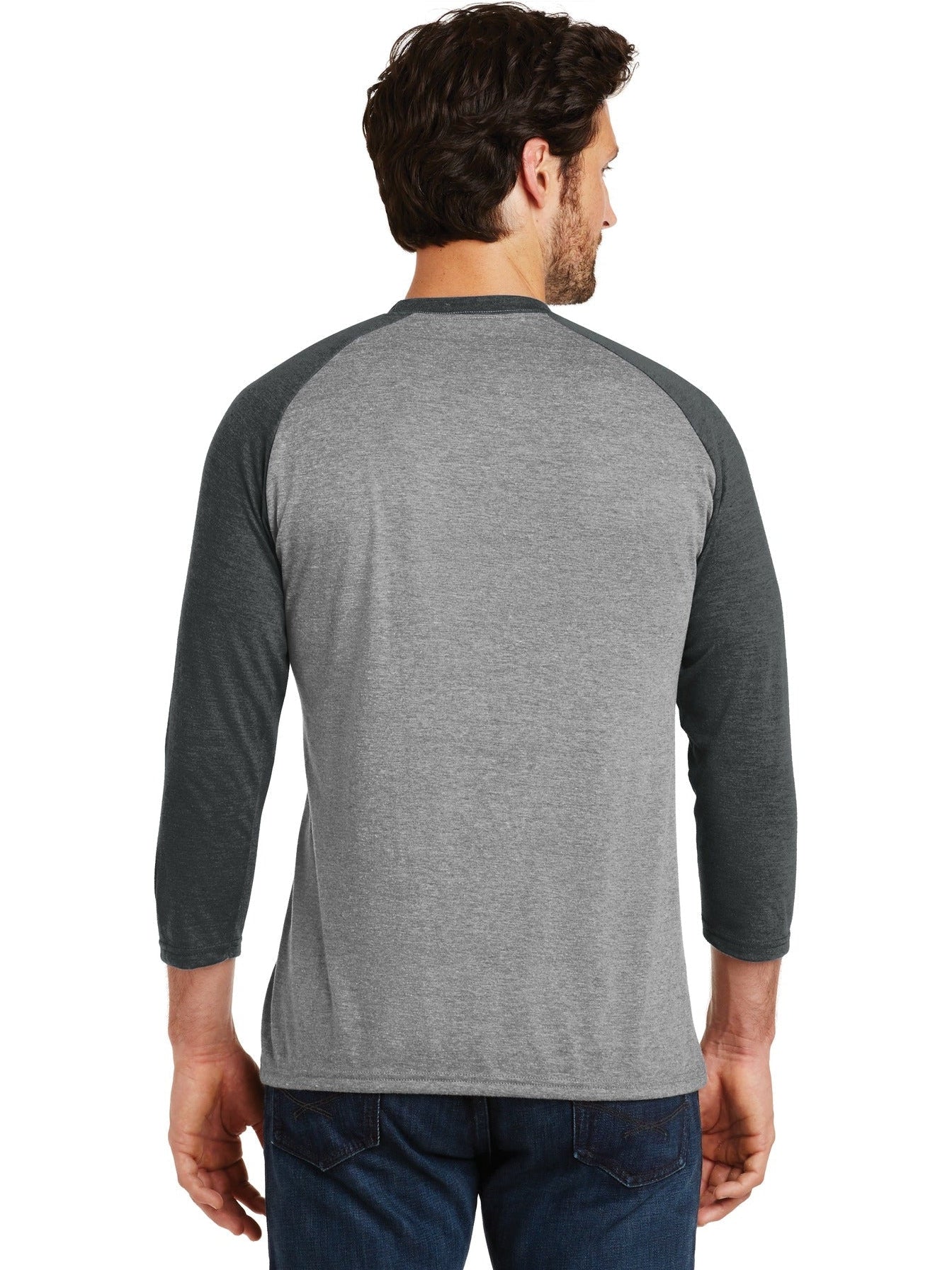 no-logo District Perfect Tri 3/4-Sleeve Raglan-Regular-District-Thread Logic