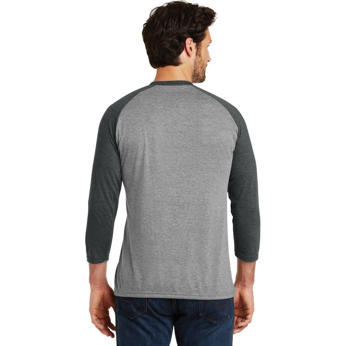 no-logo District Perfect Tri 3/4-Sleeve Raglan-Regular-District-Thread Logic
