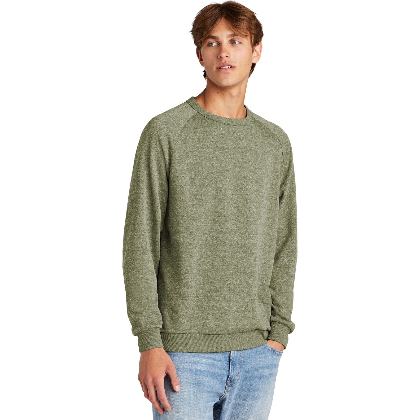 no-logo District Perfect Tri Fleece Crewneck Sweatshirt-Apparel-District-Thread Logic