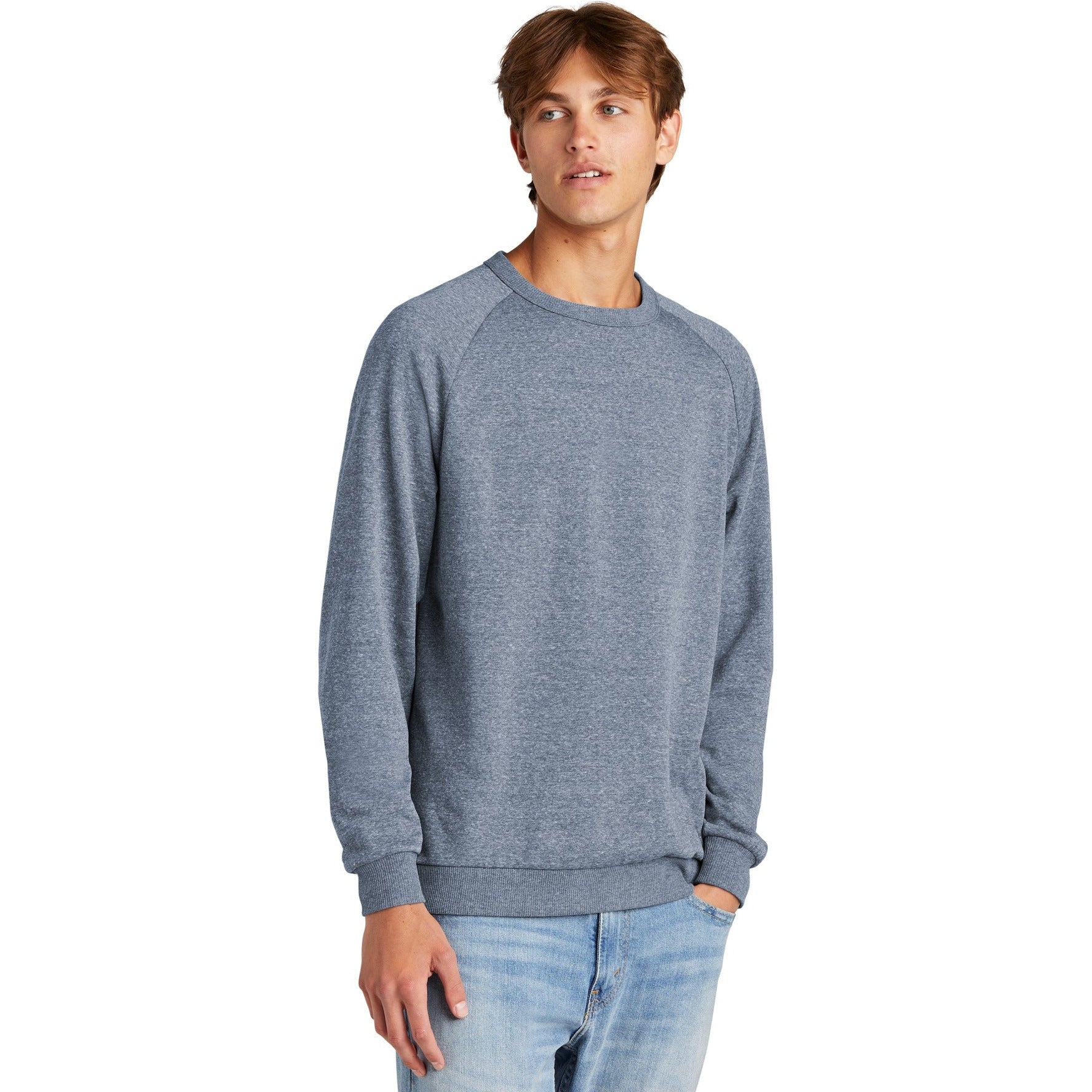 no-logo District Perfect Tri Fleece Crewneck Sweatshirt-Apparel-District-Thread Logic