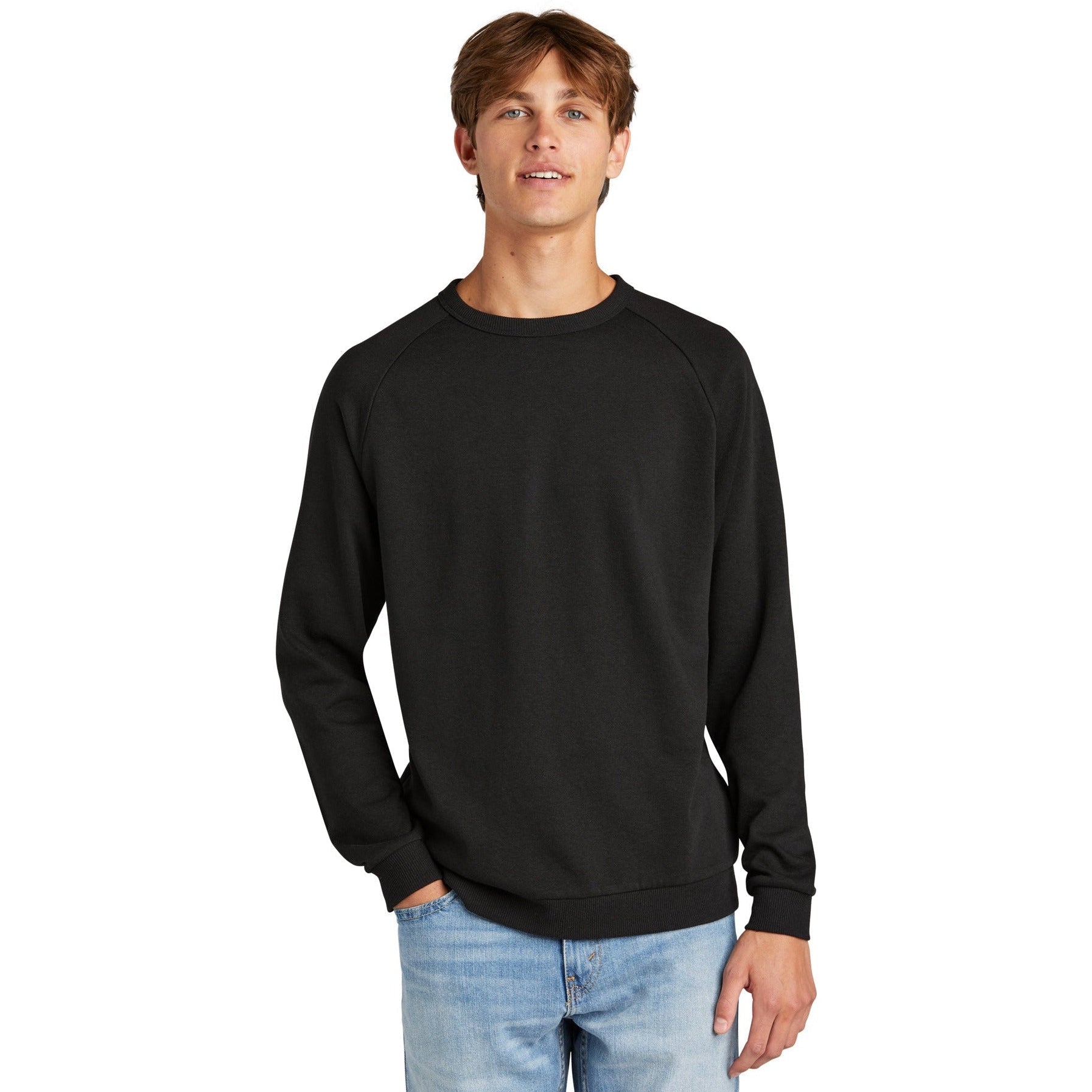 no-logo District Perfect Tri Fleece Crewneck Sweatshirt-Apparel-District-Thread Logic
