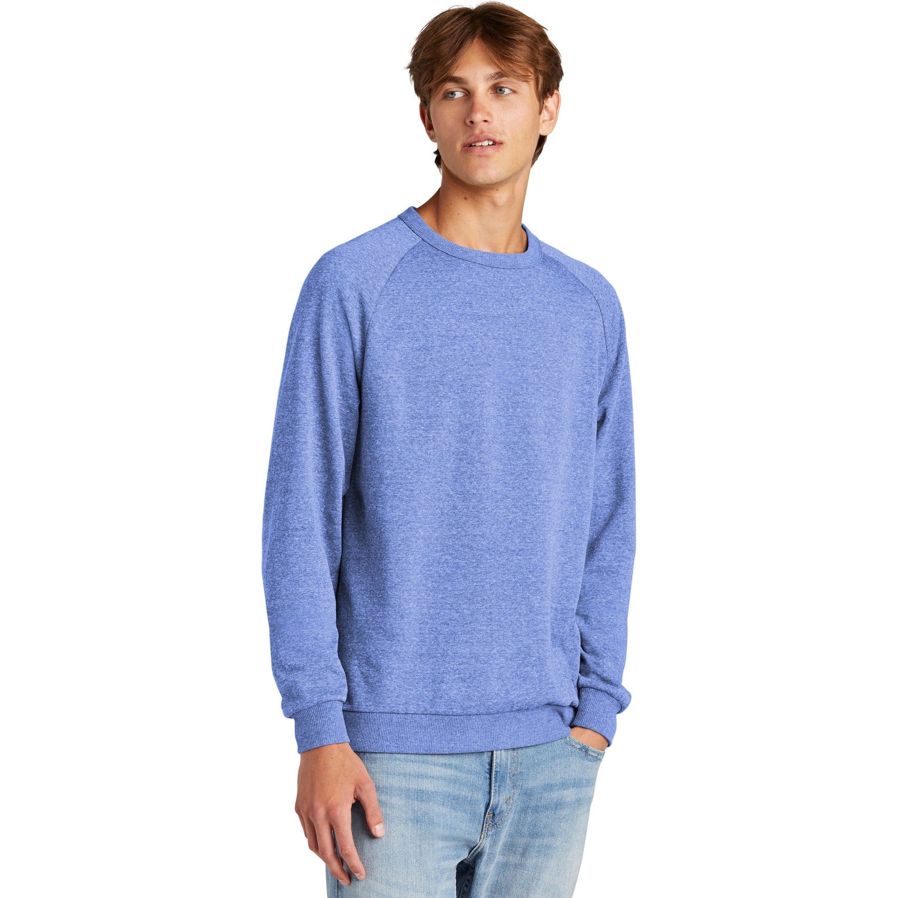 no-logo District Perfect Tri Fleece Crewneck Sweatshirt-Apparel-District-Thread Logic