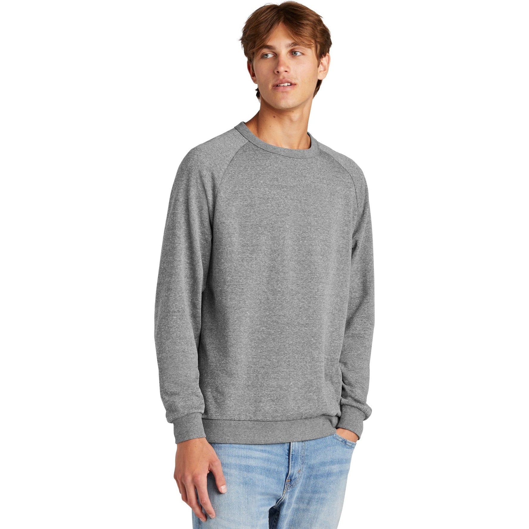 no-logo District Perfect Tri Fleece Crewneck Sweatshirt-Apparel-District-Thread Logic
