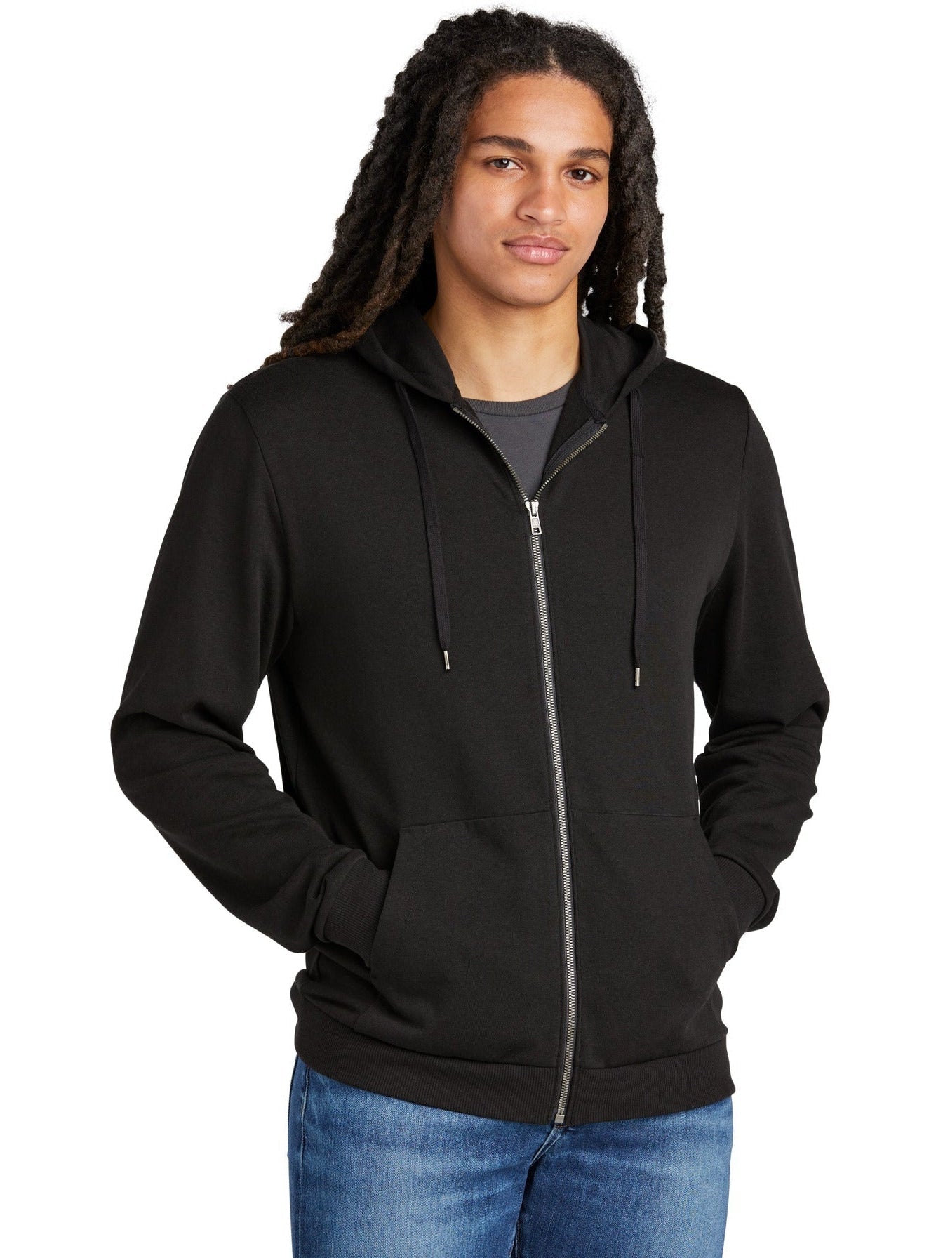 no-logo District Perfect Tri Fleece Full-Zip Hoodie-Regular-District-Thread Logic