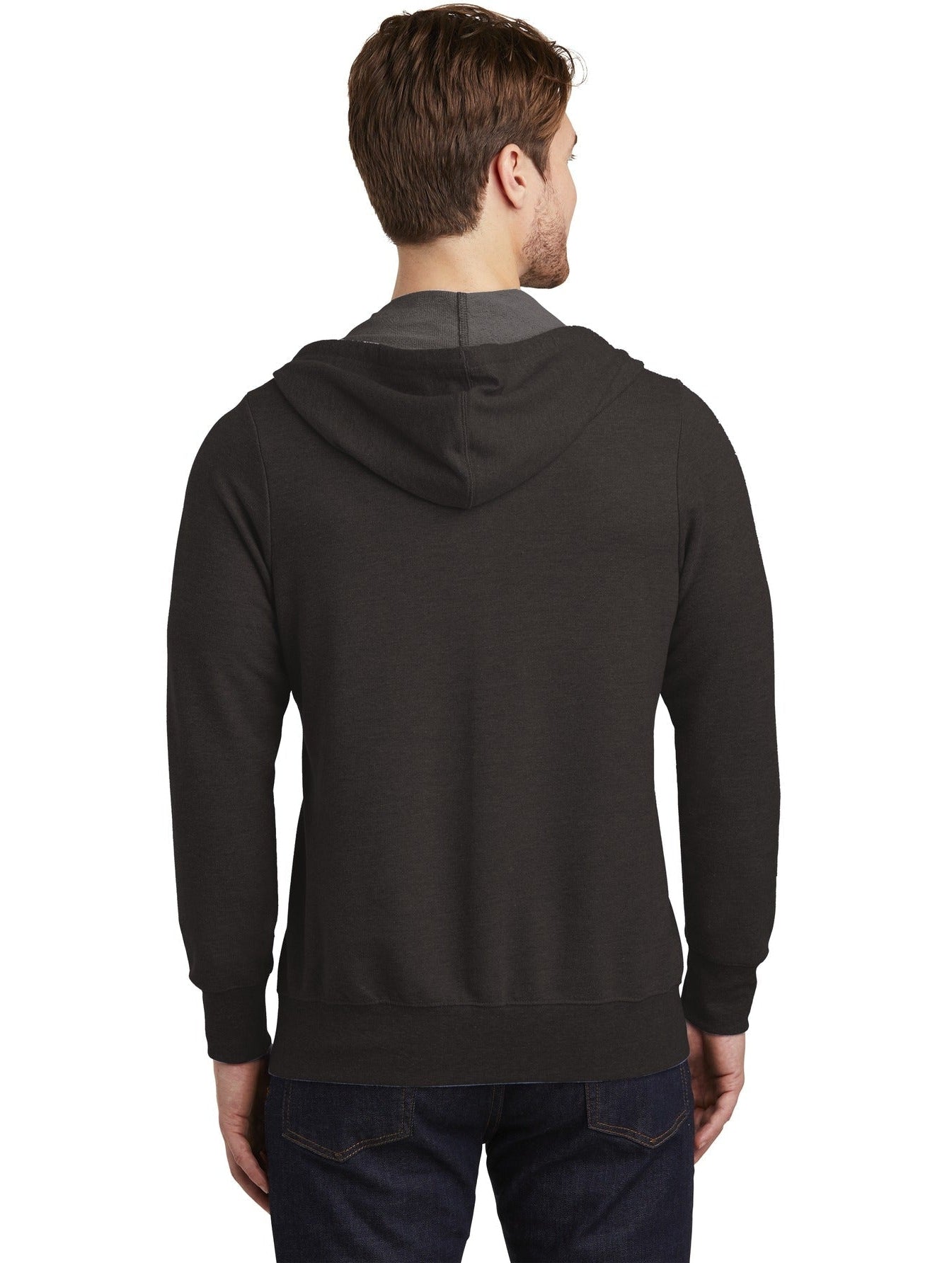 no-logo District Perfect Tri French Terry Full-Zip Hoodie-Regular-District-Thread Logic