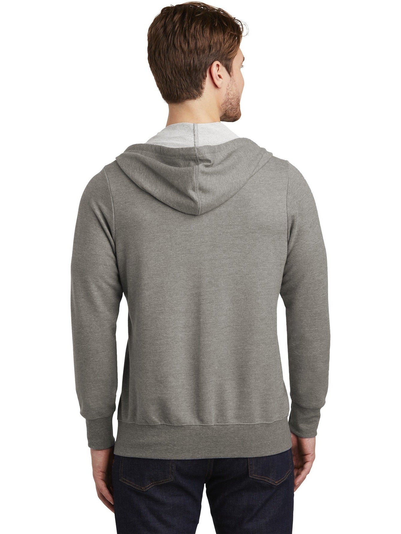 no-logo District Perfect Tri French Terry Full-Zip Hoodie-Regular-District-Thread Logic