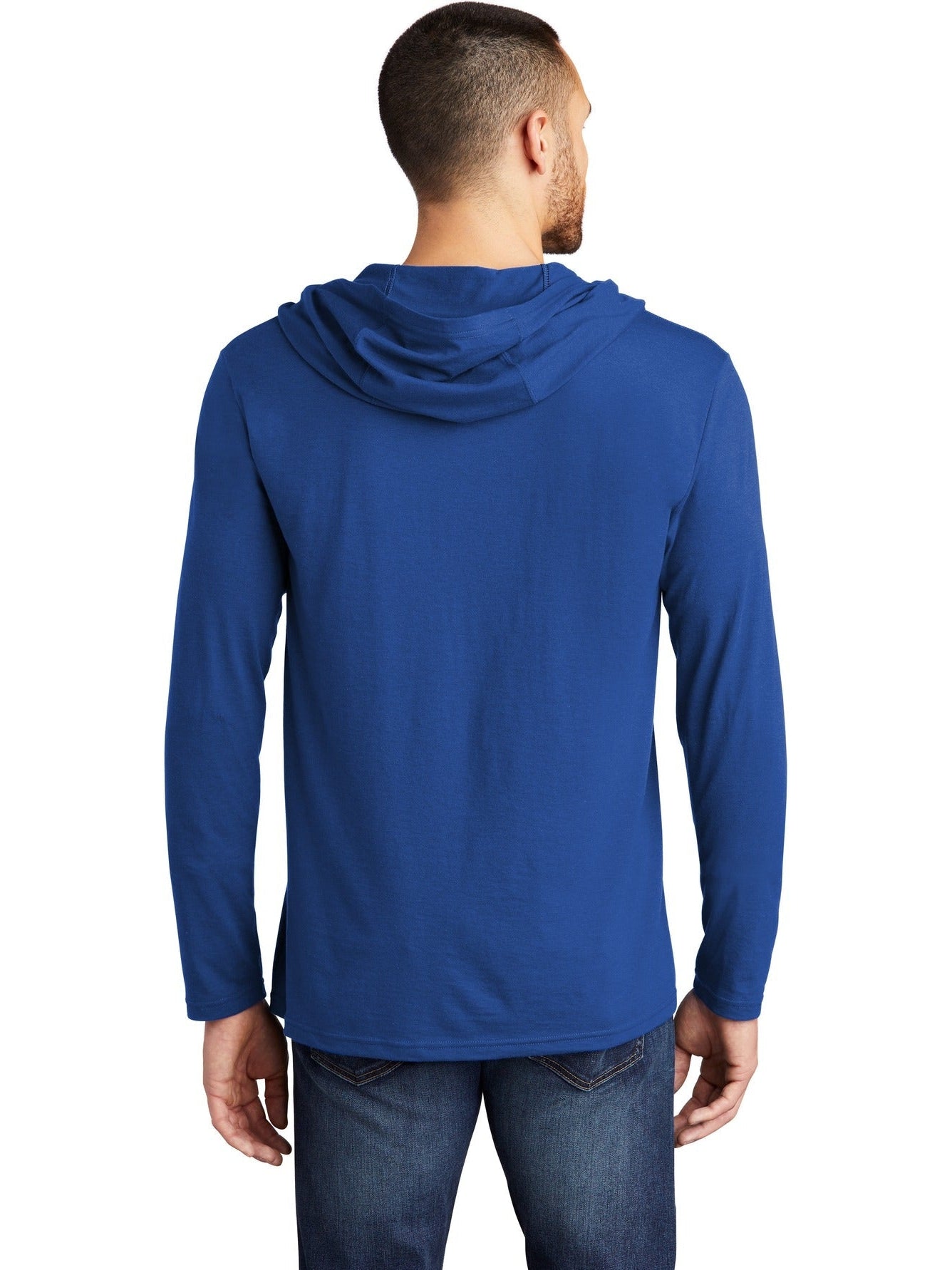 no-logo District Perfect Tri Long Sleeve Hoodie-Regular-District-Thread Logic