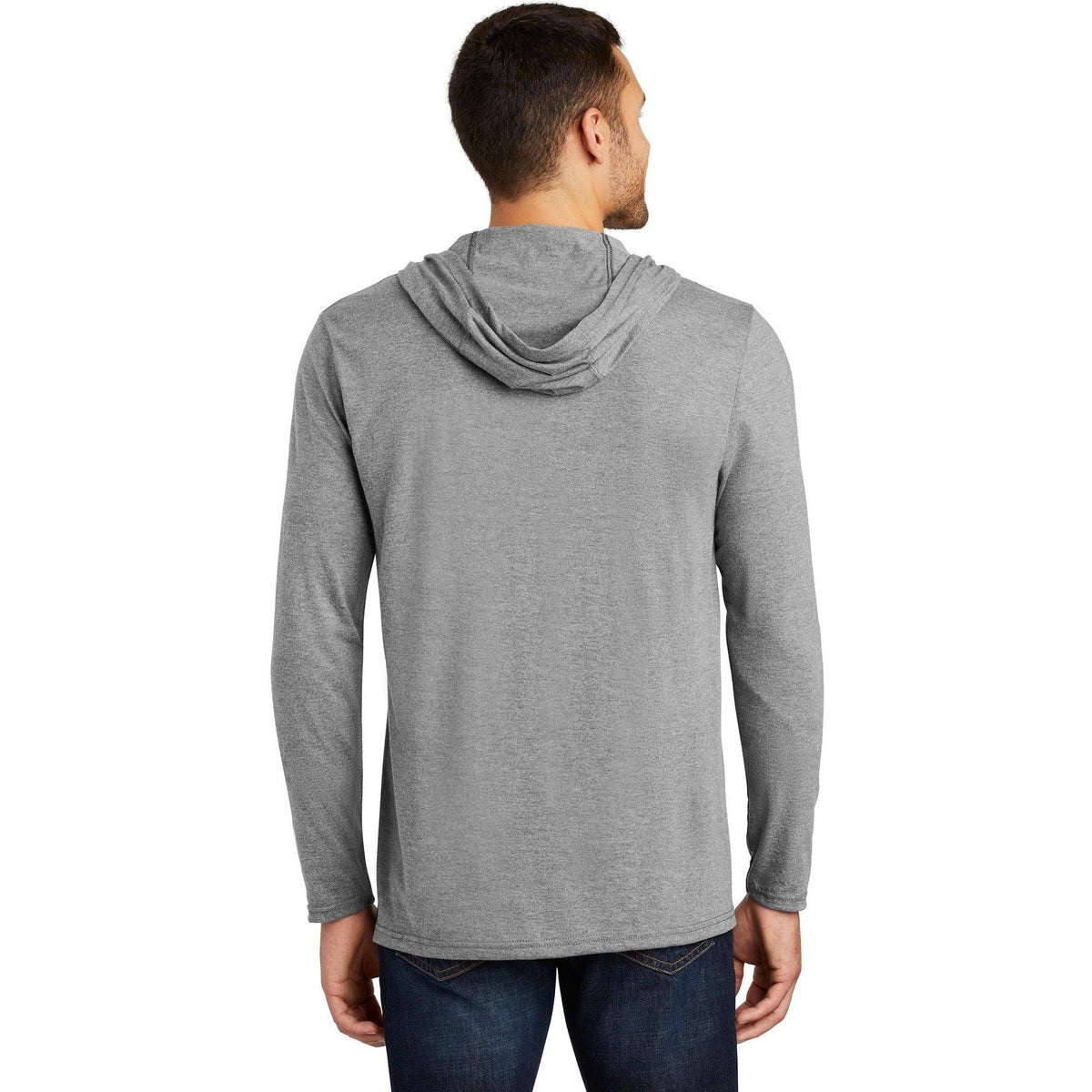 no-logo District Perfect Tri Long Sleeve Hoodie-Regular-District-Thread Logic