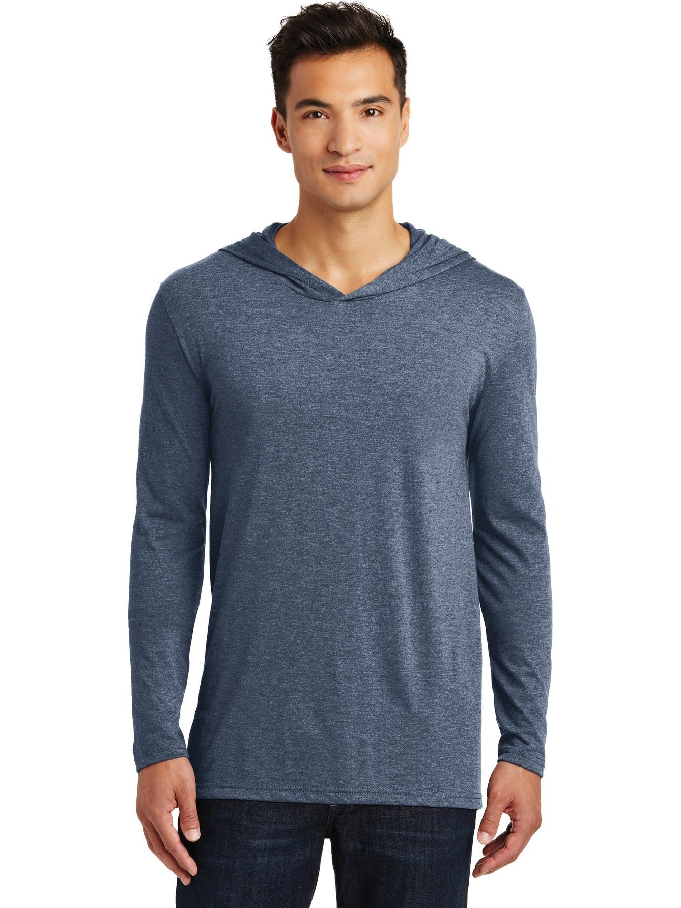 no-logo District Perfect Tri Long Sleeve Hoodie-Regular-District-Thread Logic