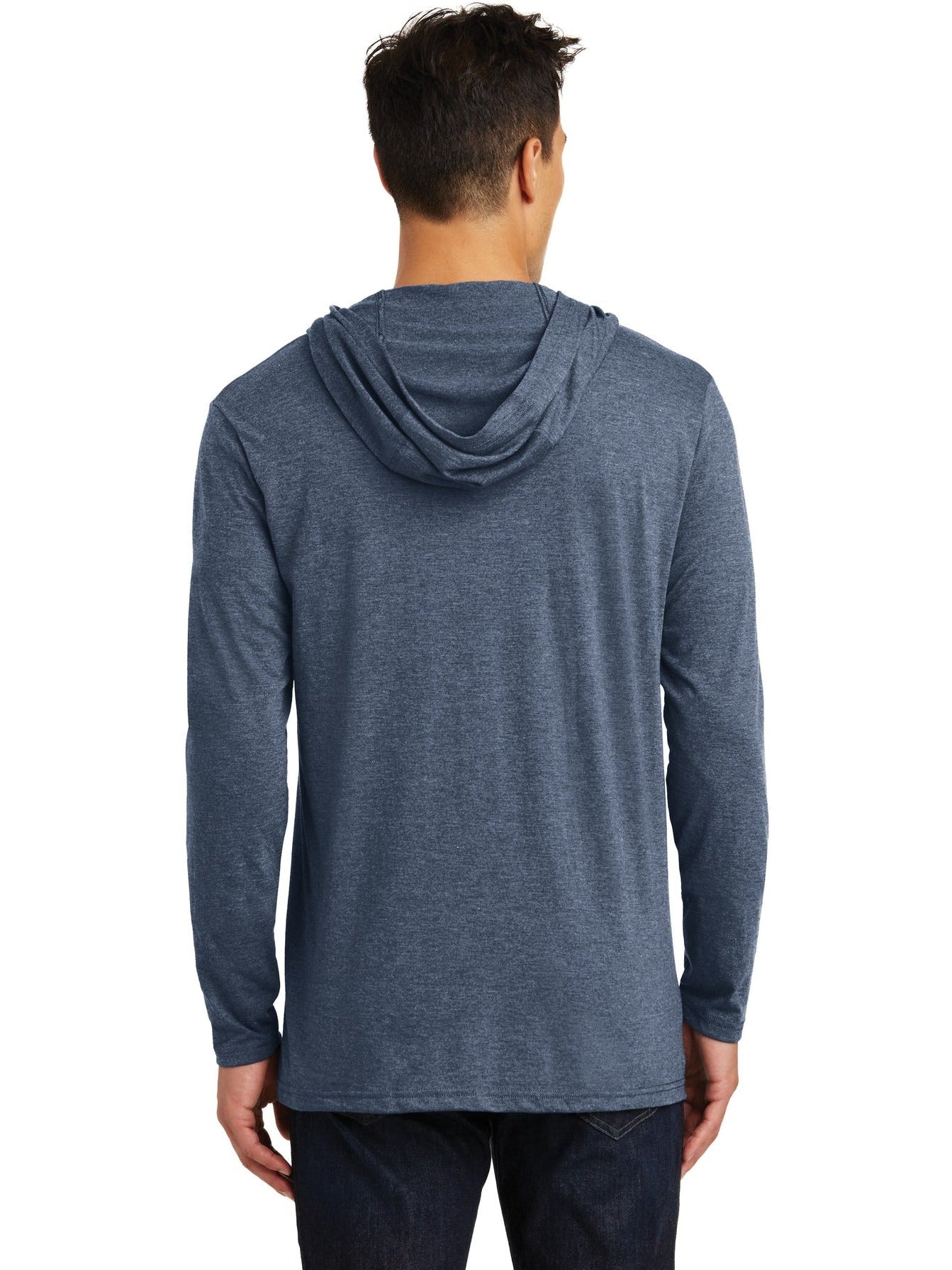 no-logo District Perfect Tri Long Sleeve Hoodie-Regular-District-Thread Logic