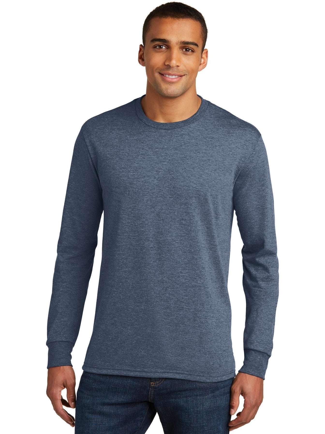 no-logo District Perfect Tri Long Sleeve Tee-Regular-District-Thread Logic