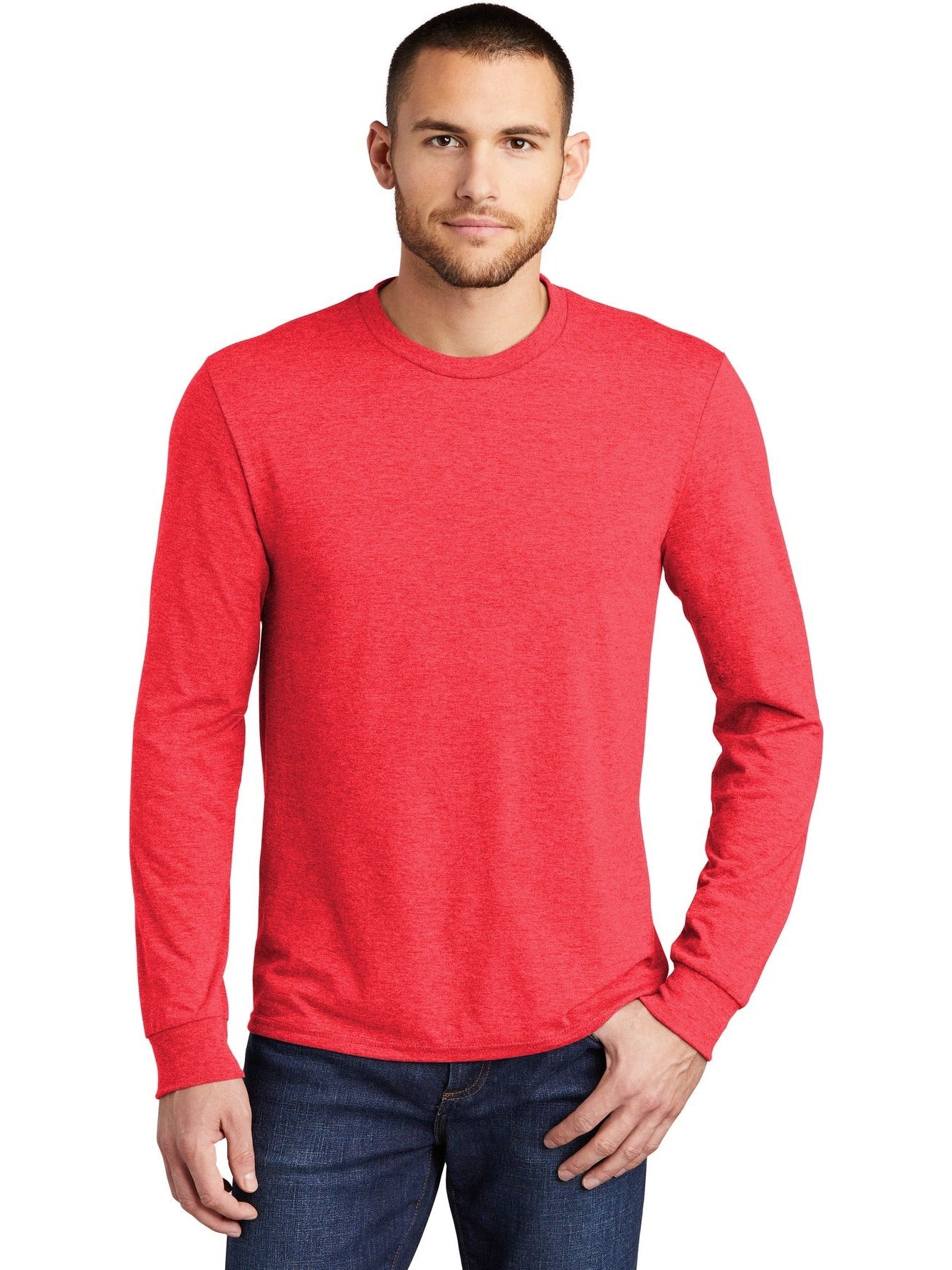 no-logo District Perfect Tri Long Sleeve Tee-Regular-District-Thread Logic