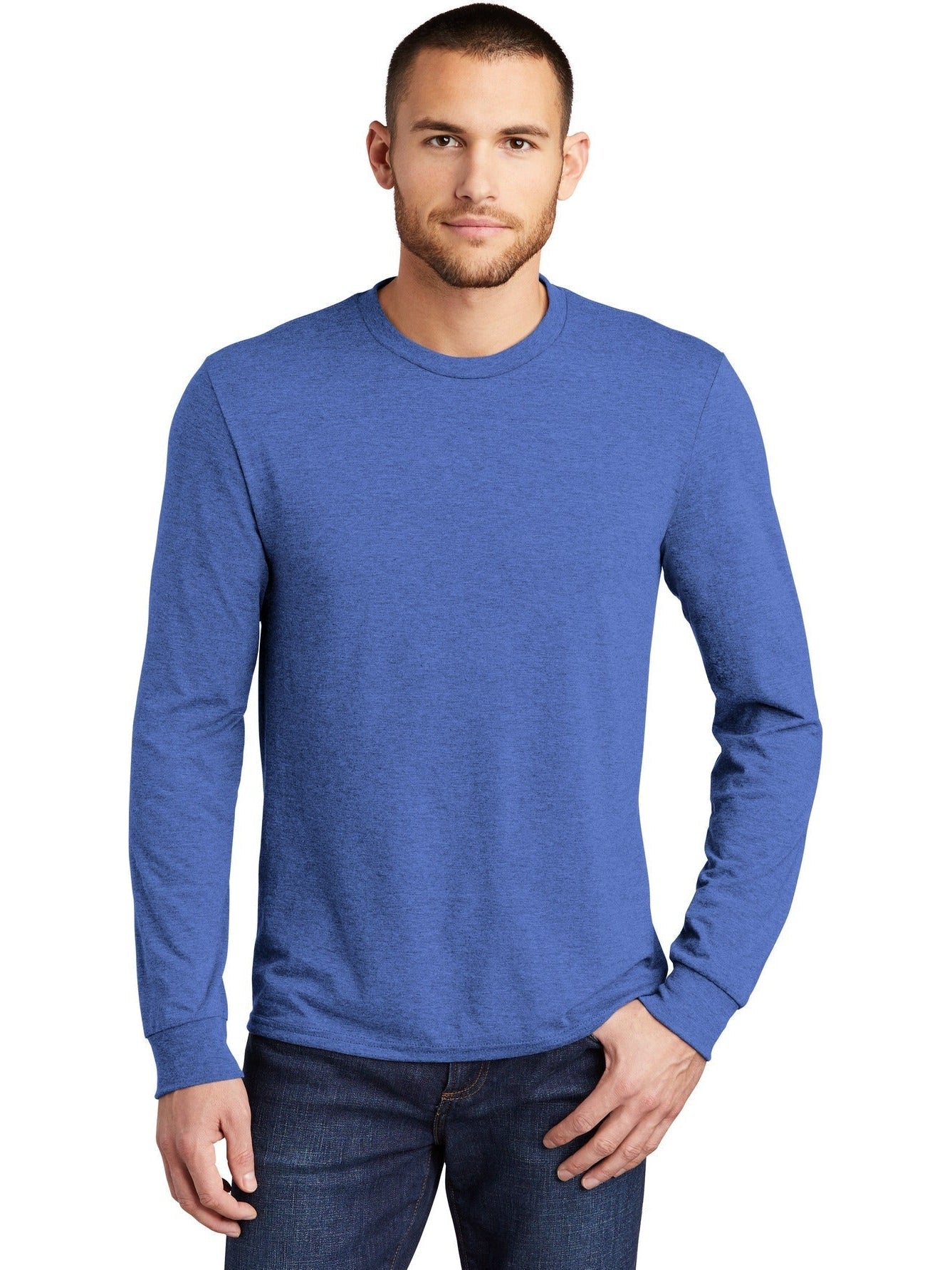 no-logo District Perfect Tri Long Sleeve Tee-Regular-District-Thread Logic