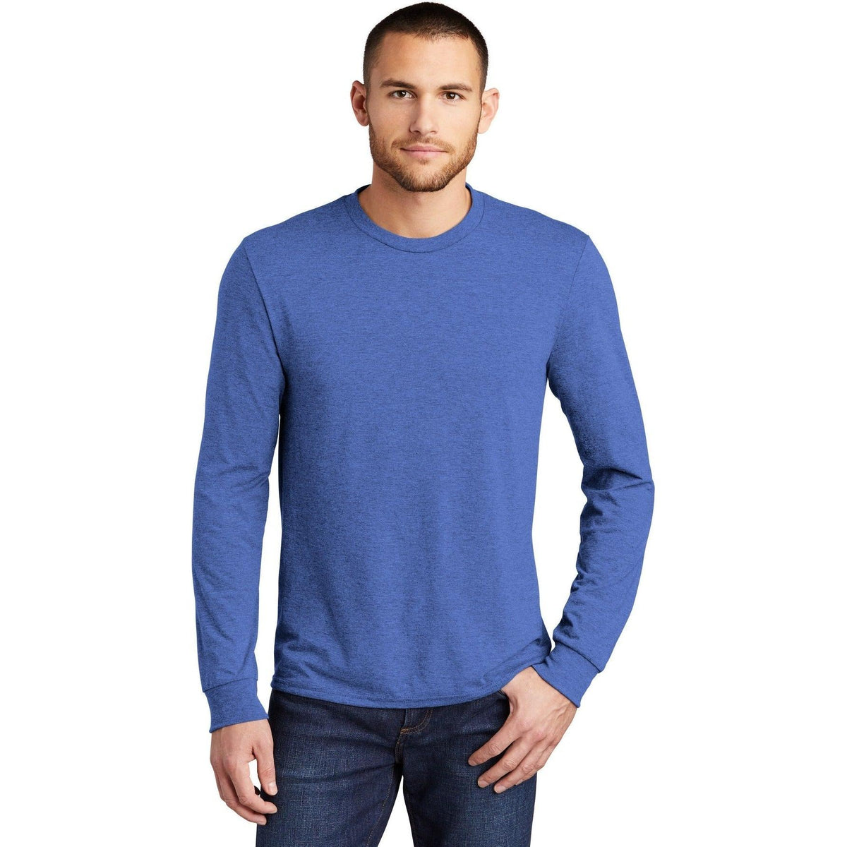 no-logo District Perfect Tri Long Sleeve Tee-Regular-District-Thread Logic