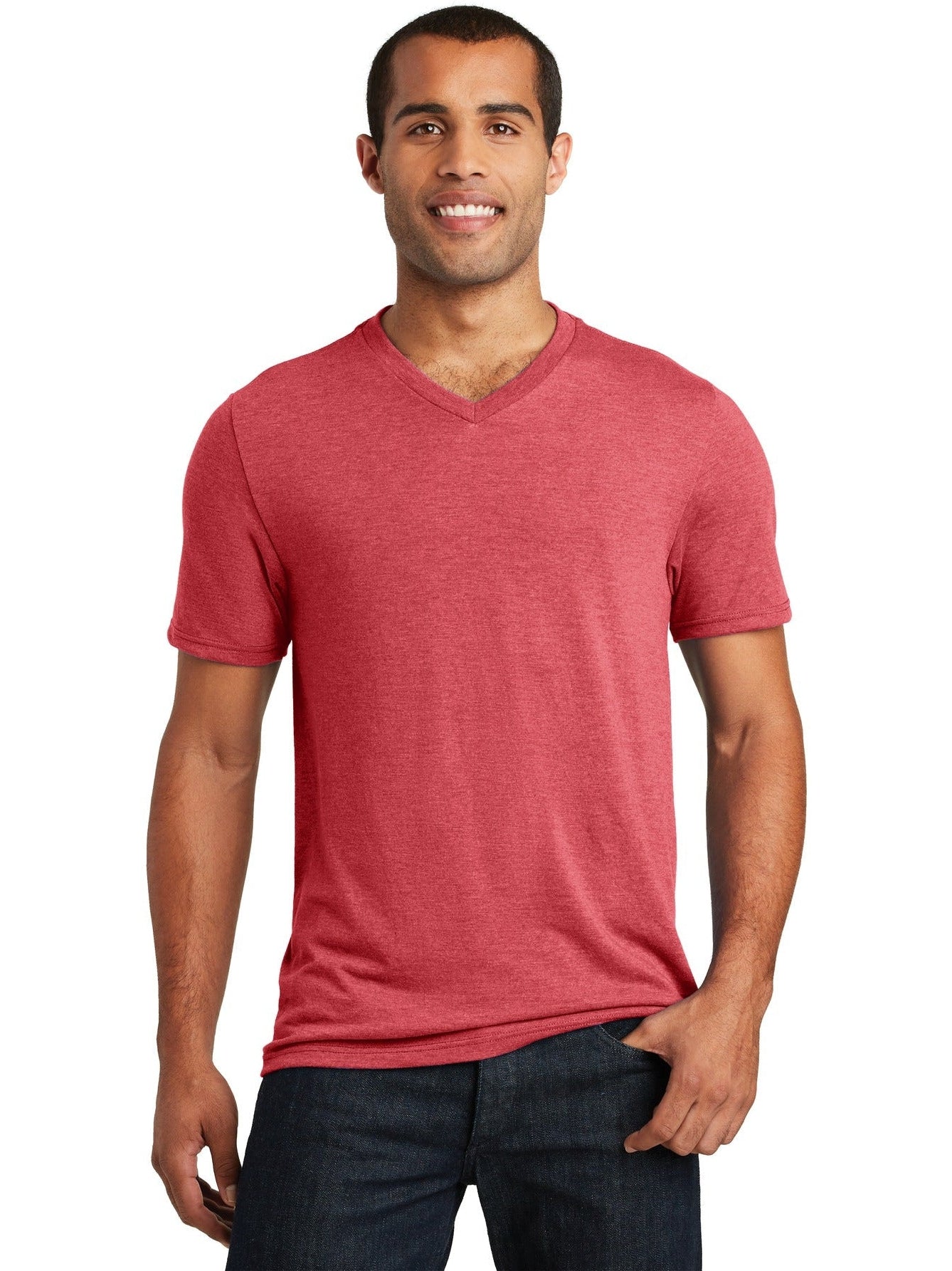 no-logo District Perfect Tri V-Neck Tee-Regular-District-Thread Logic