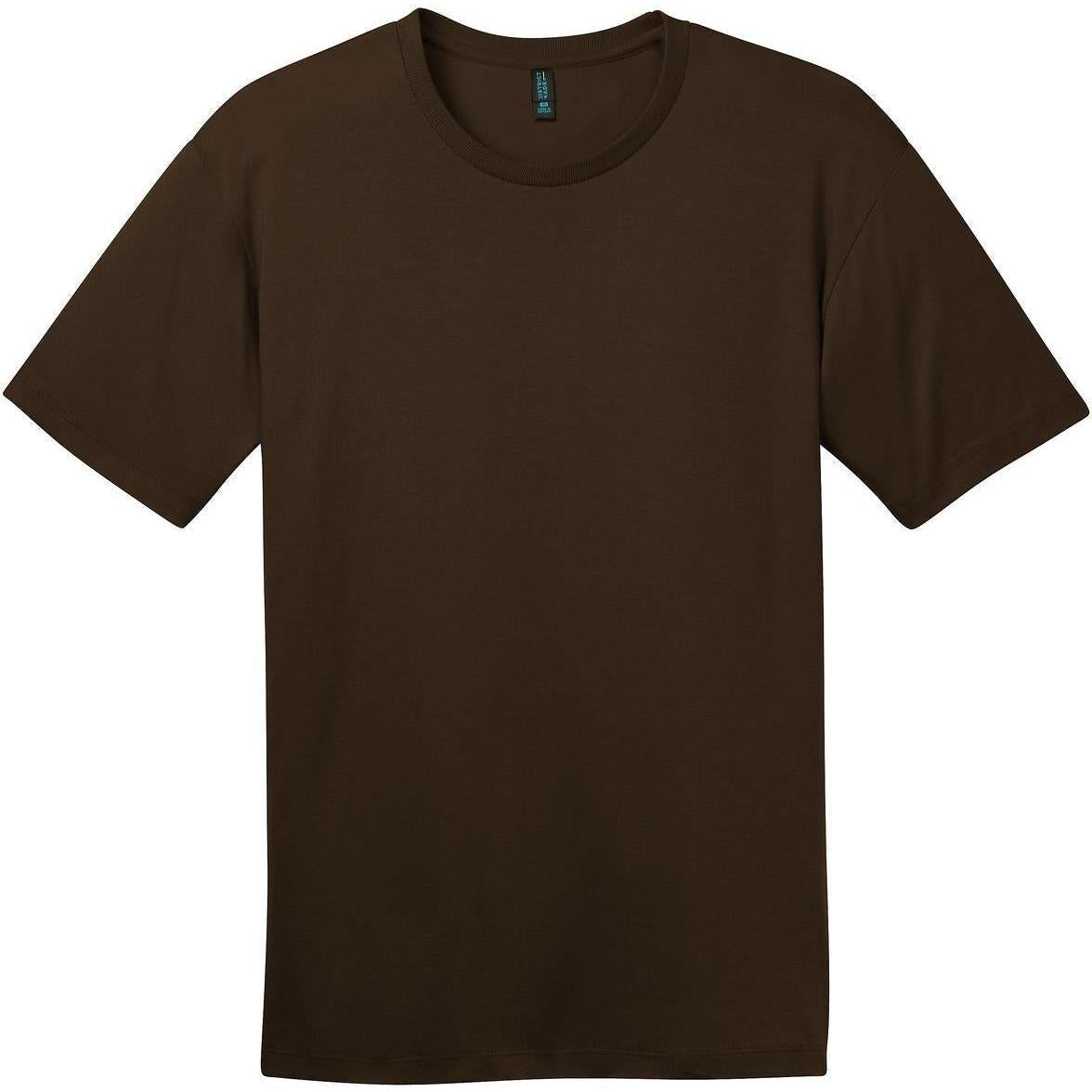 no-logo District Perfect Weight Crew Tee-Polos-District-Espresso-S-Thread Logic