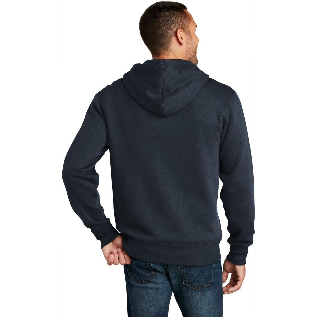 no-logo District Perfect Weight Fleece Full-Zip Hoodie-Regular-District-Thread Logic