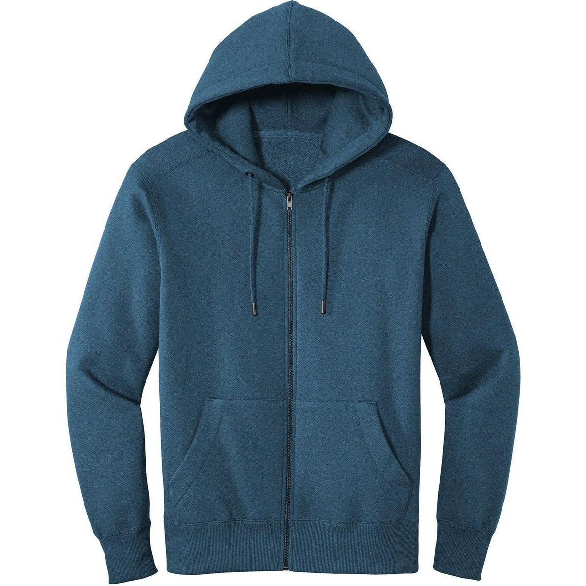 no-logo District Perfect Weight Fleece Full-Zip Hoodie