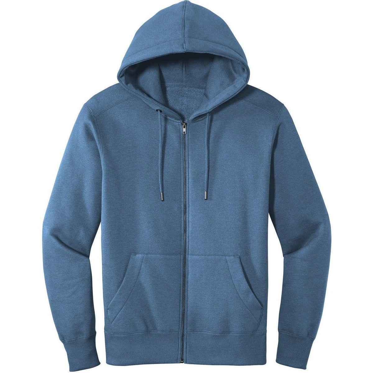 no-logo District Perfect Weight Fleece Full-Zip Hoodie