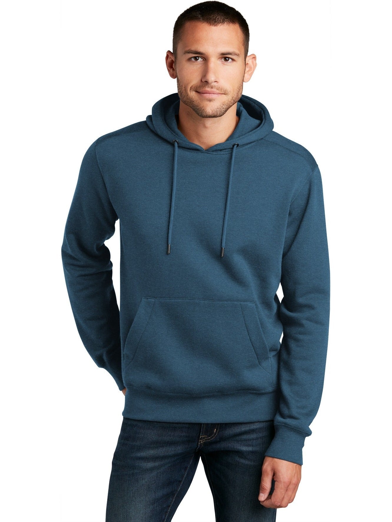 no-logo District Perfect Weight Fleece Hoodie-Regular-District-Thread Logic