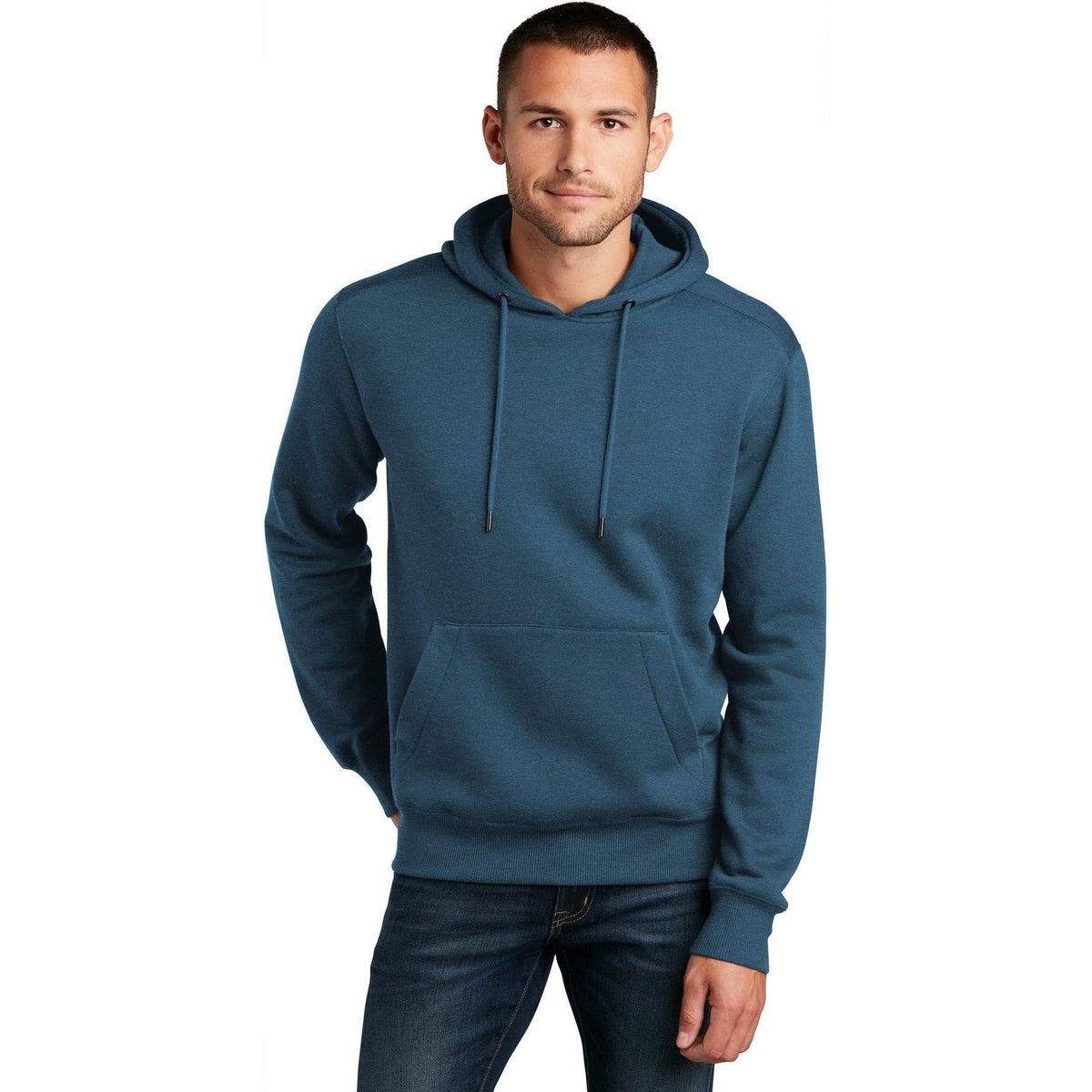 no-logo District Perfect Weight Fleece Hoodie-Regular-District-Thread Logic