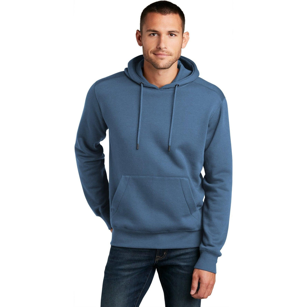 no-logo District Perfect Weight Fleece Hoodie-Regular-District-Thread Logic