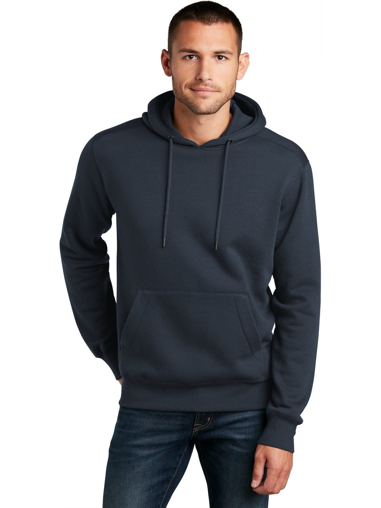 no-logo District Perfect Weight Fleece Hoodie-Regular-District-Thread Logic