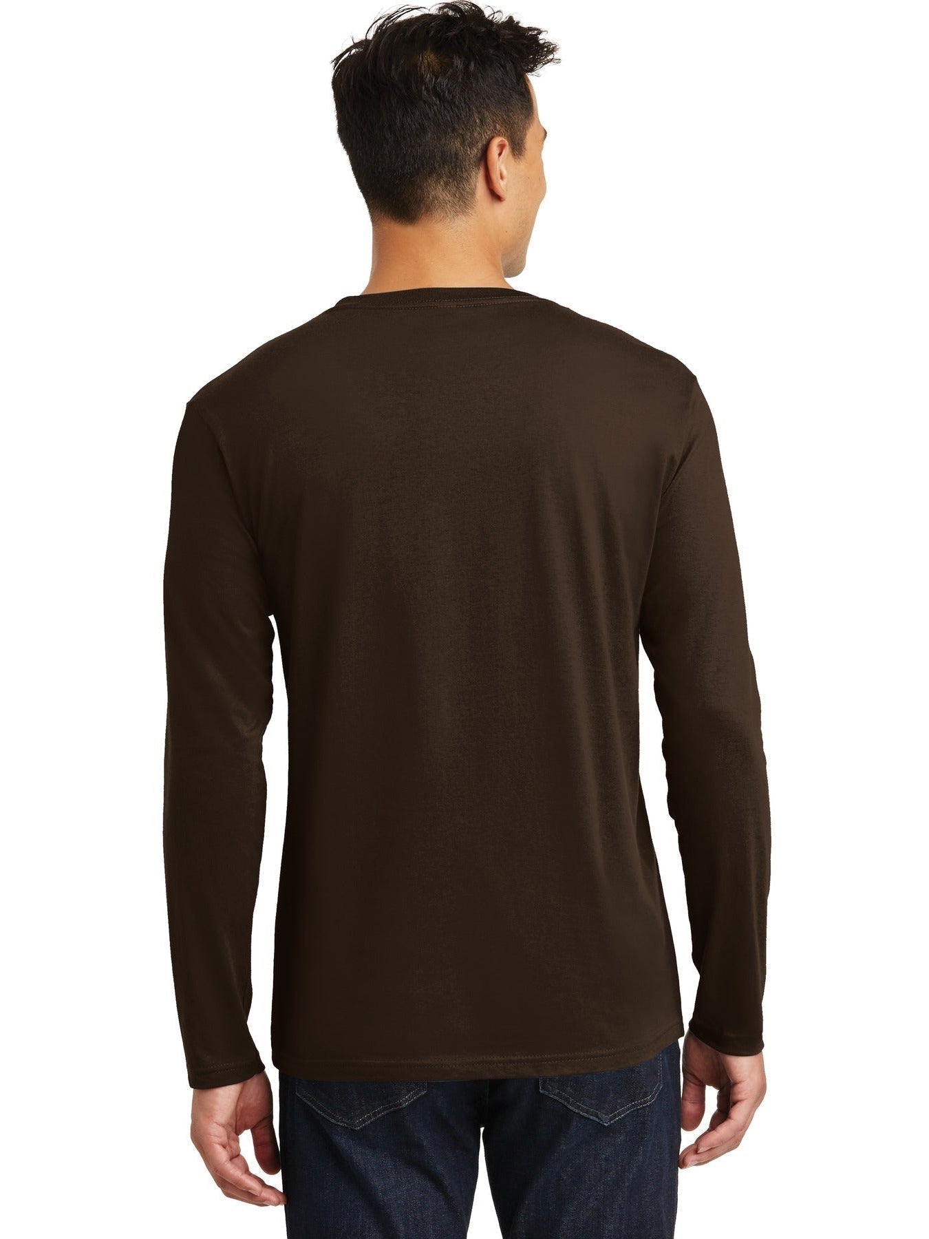no-logo District Perfect Weight Long Sleeve Tee-Regular-District-Thread Logic