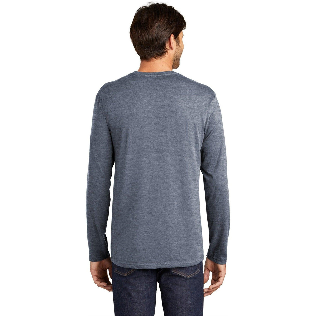 no-logo District Perfect Weight Long Sleeve Tee-Regular-District-Thread Logic