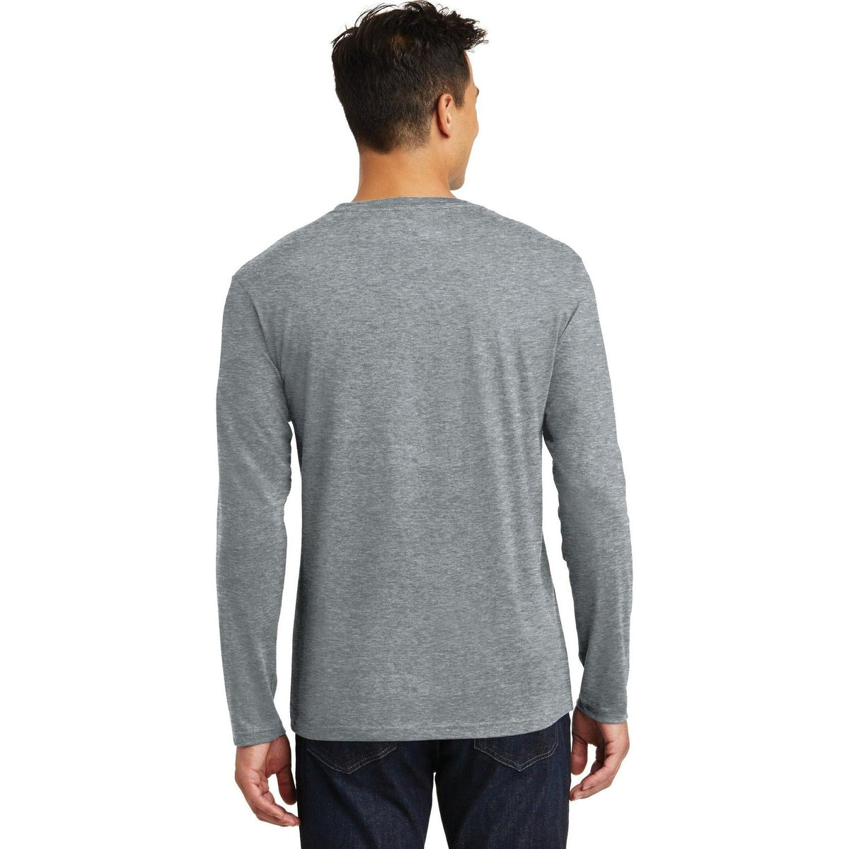 no-logo District Perfect Weight Long Sleeve Tee-Regular-District-Thread Logic