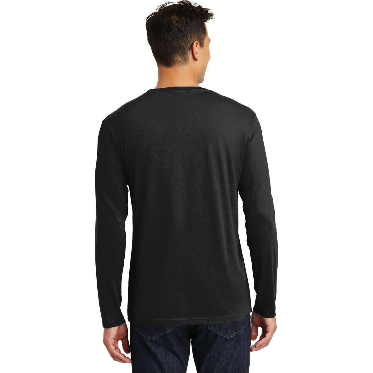 no-logo District Perfect Weight Long Sleeve Tee-Regular-District-Thread Logic