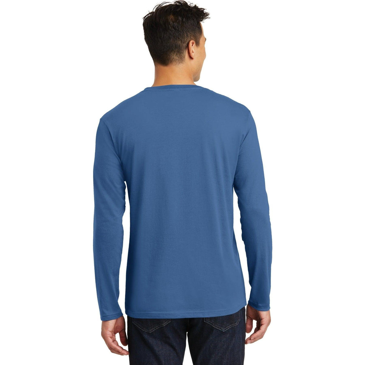 no-logo District Perfect Weight Long Sleeve Tee-Regular-District-Thread Logic