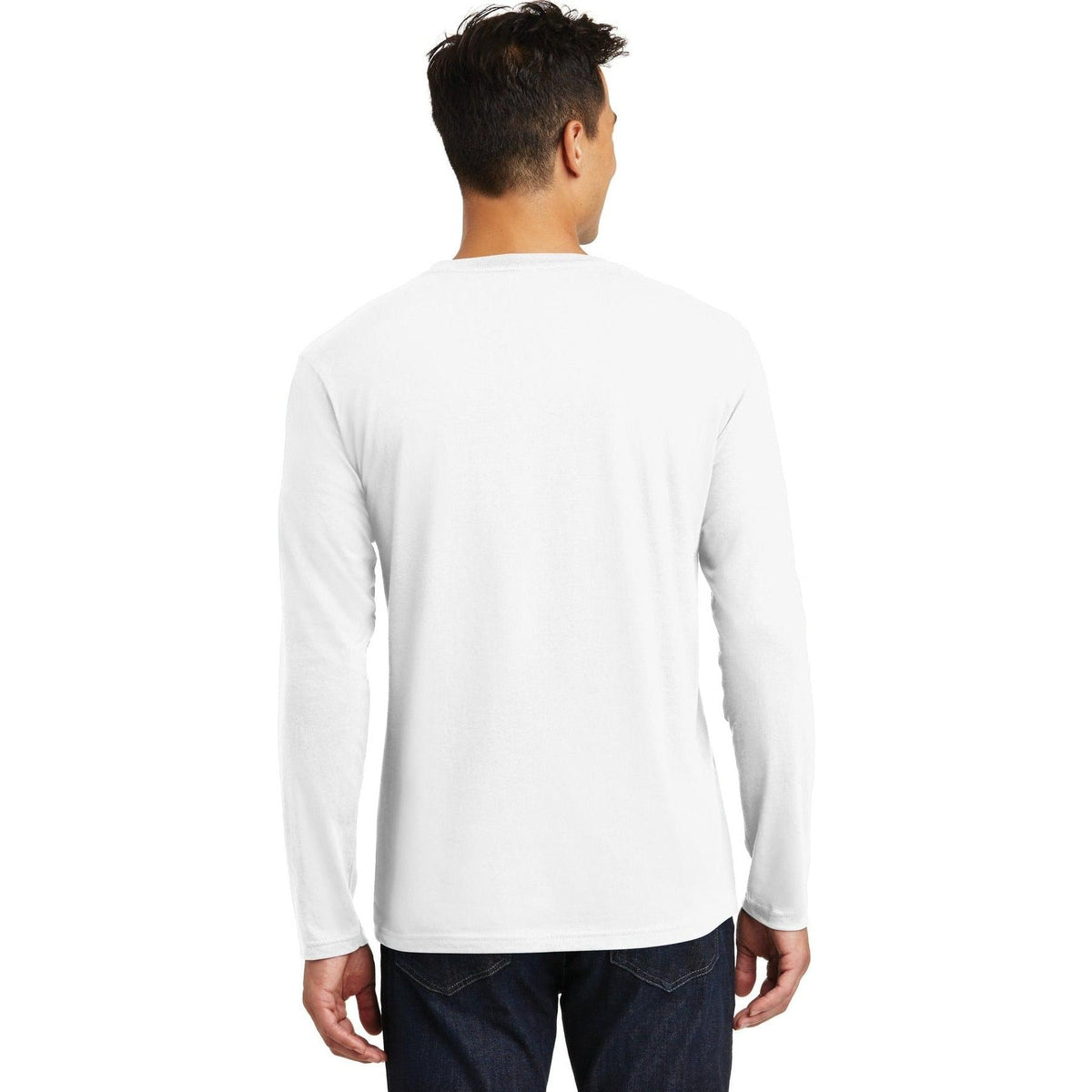 no-logo District Perfect Weight Long Sleeve Tee-Regular-District-Thread Logic
