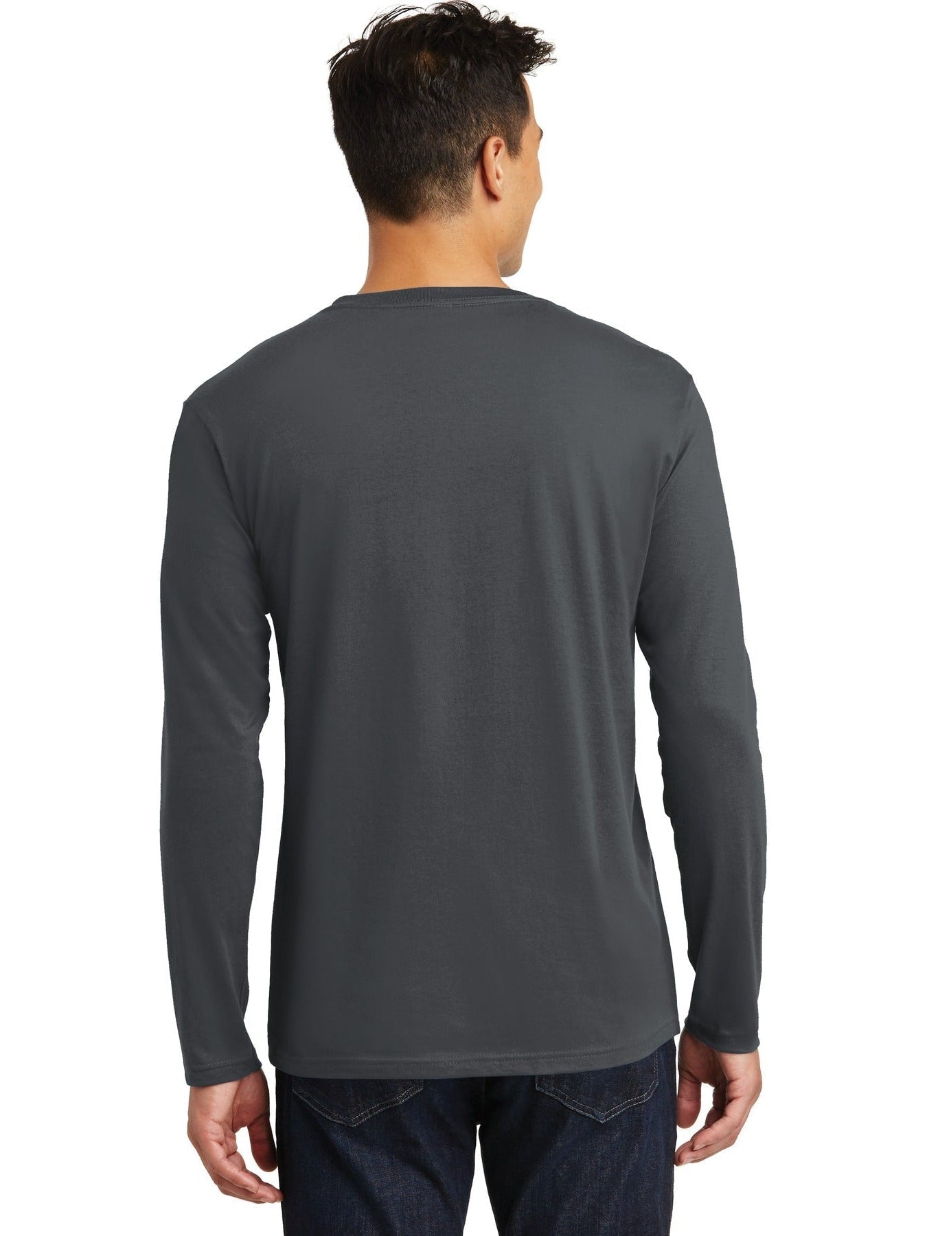 no-logo District Perfect Weight Long Sleeve Tee-Regular-District-Thread Logic