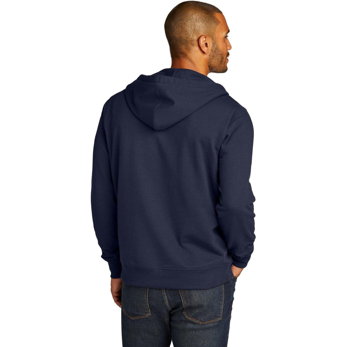no-logo District Re-Fleece Full-Zip Hoodie-Regular-District-Thread Logic