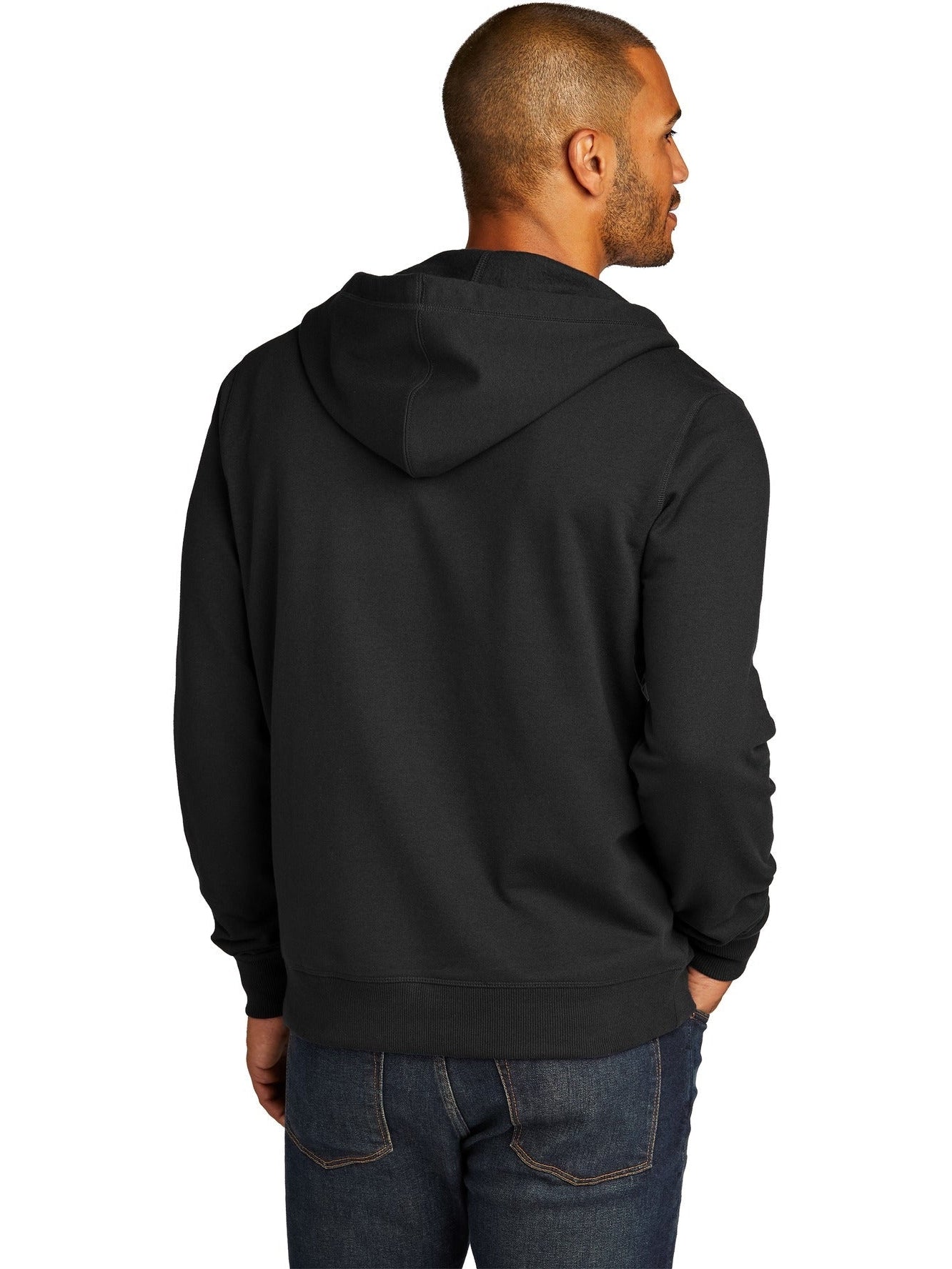 no-logo District Re-Fleece Full-Zip Hoodie-Regular-District-Thread Logic