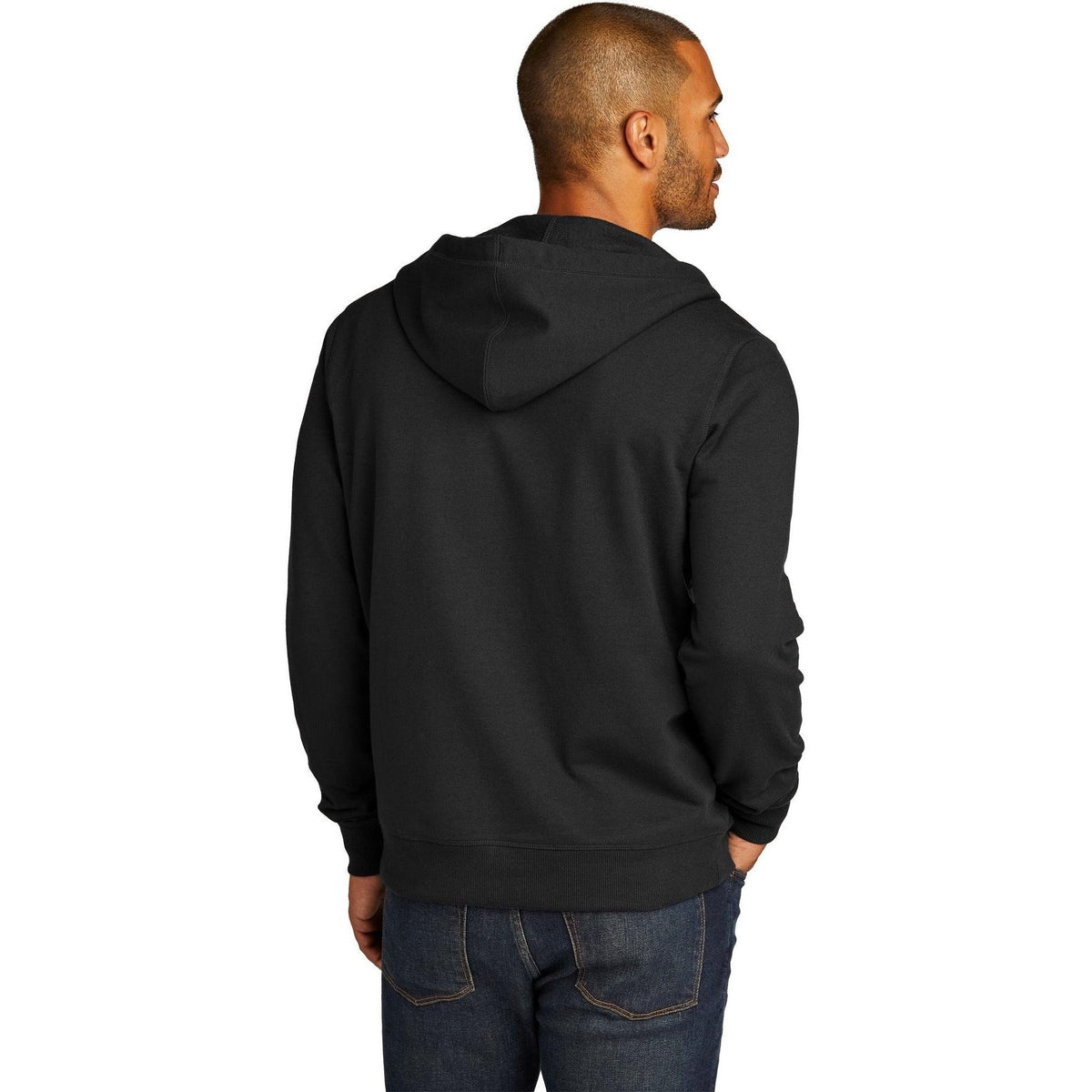 no-logo District Re-Fleece Full-Zip Hoodie-Regular-District-Thread Logic