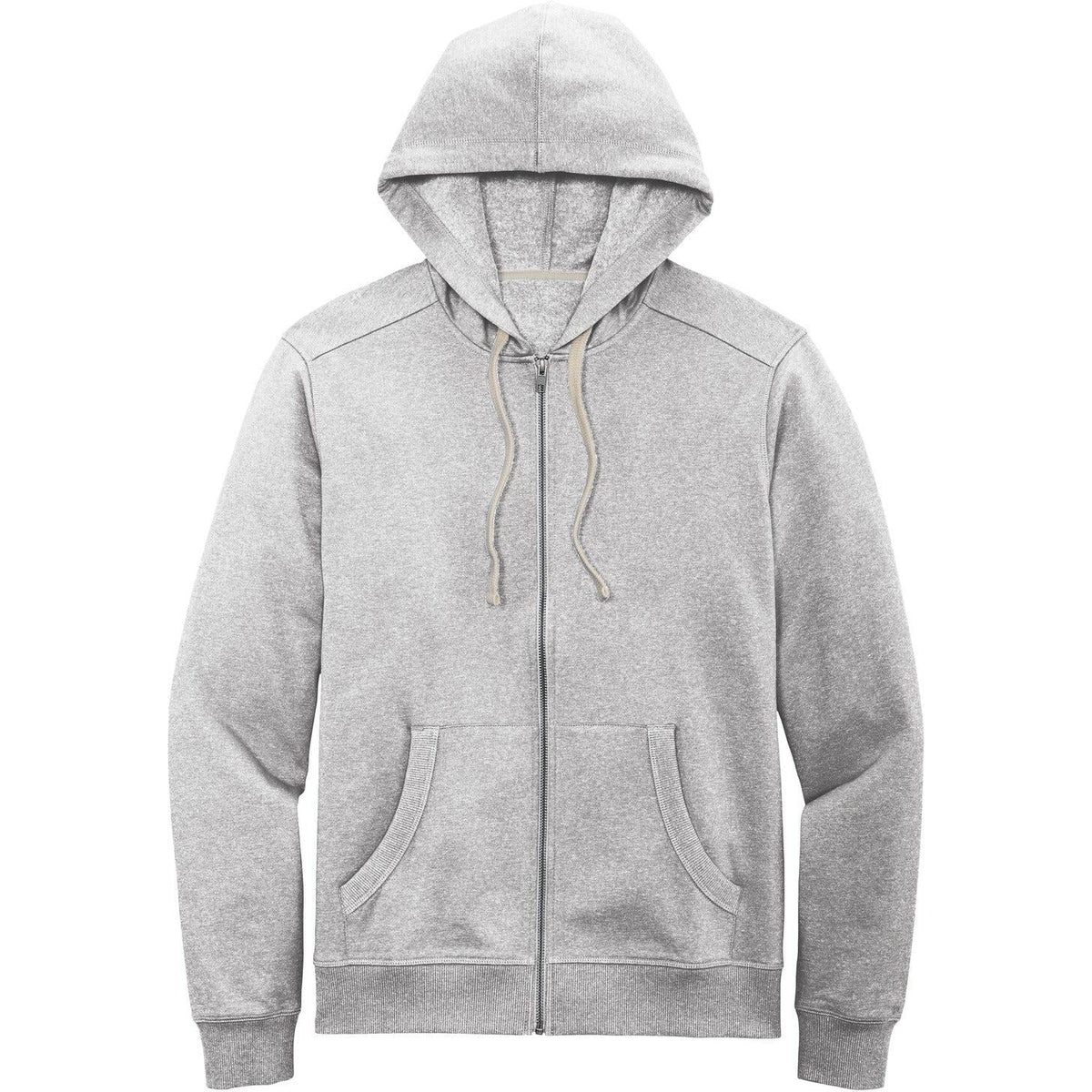 no-logo District Re-Fleece Full-Zip Hoodie