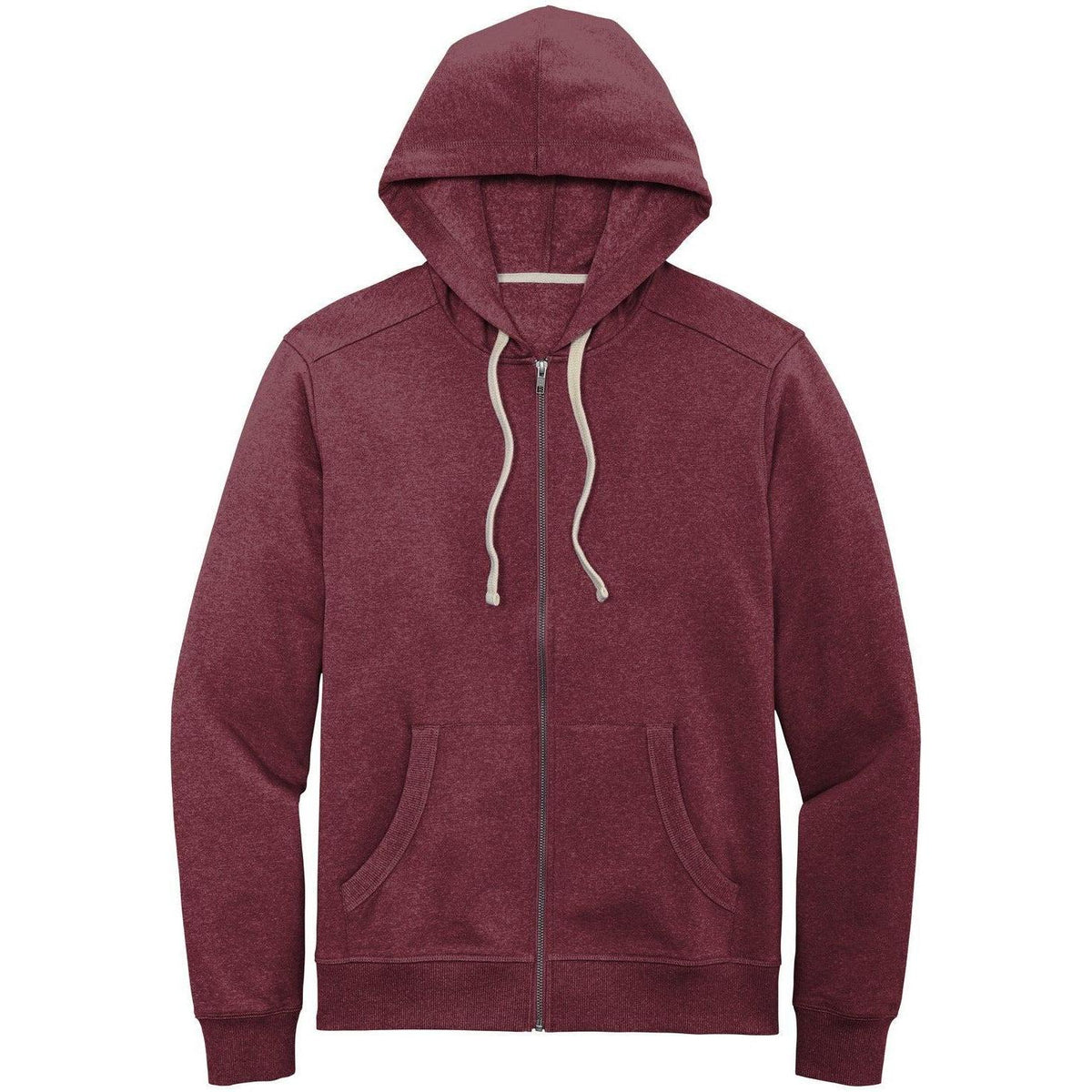 no-logo District Re-Fleece Full-Zip Hoodie