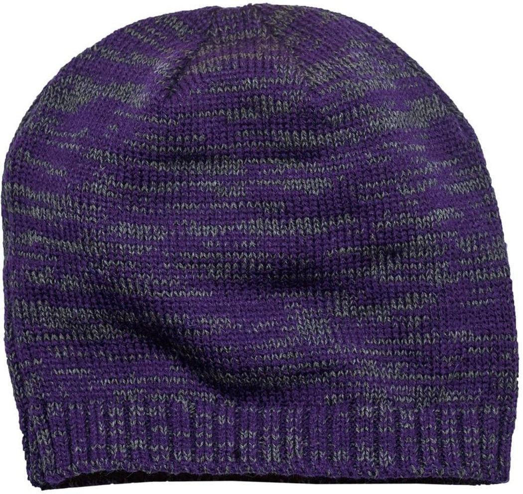 District Spaced-Dyed Beanie-Regular-District-Purple/Charcoal-OSFA-Thread Logic