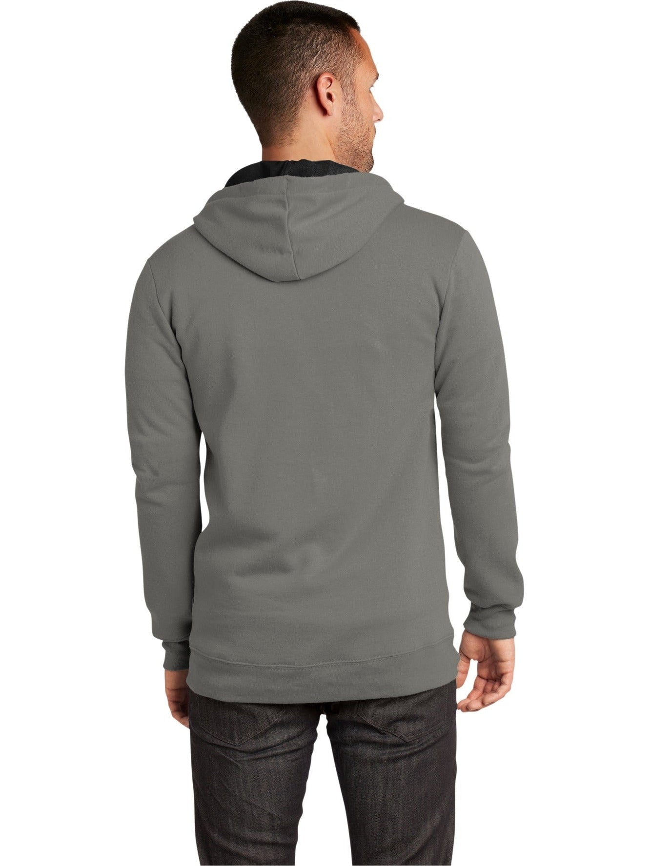 no-logo District The Concert Fleece Full-Zip Hoodie-Regular-District-Thread Logic