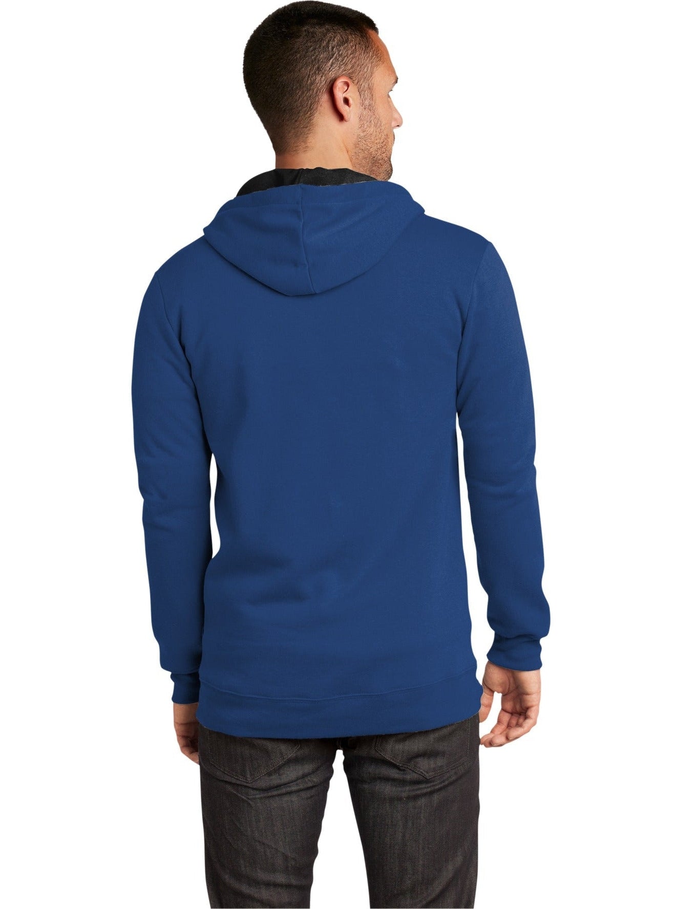 no-logo District The Concert Fleece Full-Zip Hoodie-Regular-District-Thread Logic