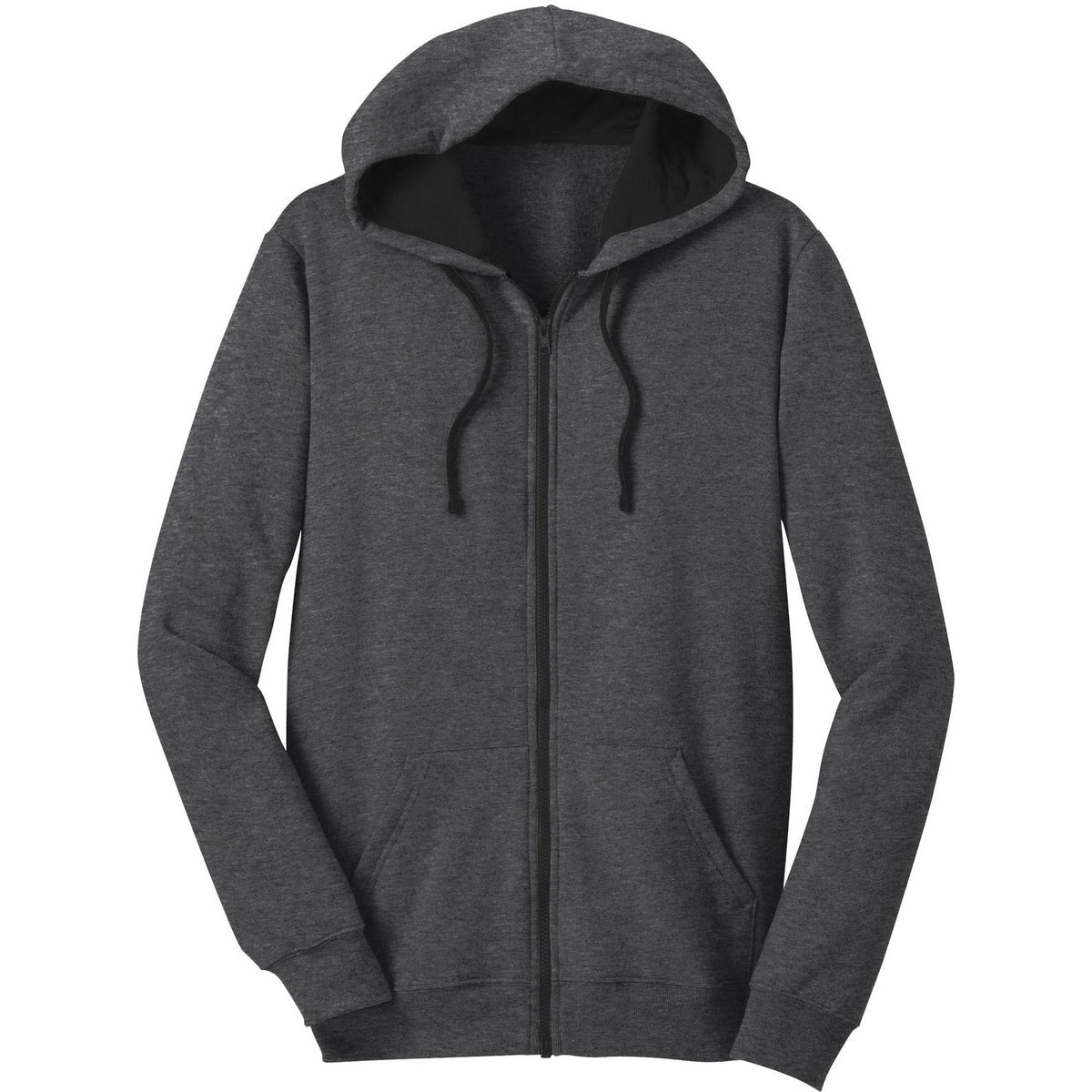 no-logo District The Concert Fleece Full-Zip Hoodie